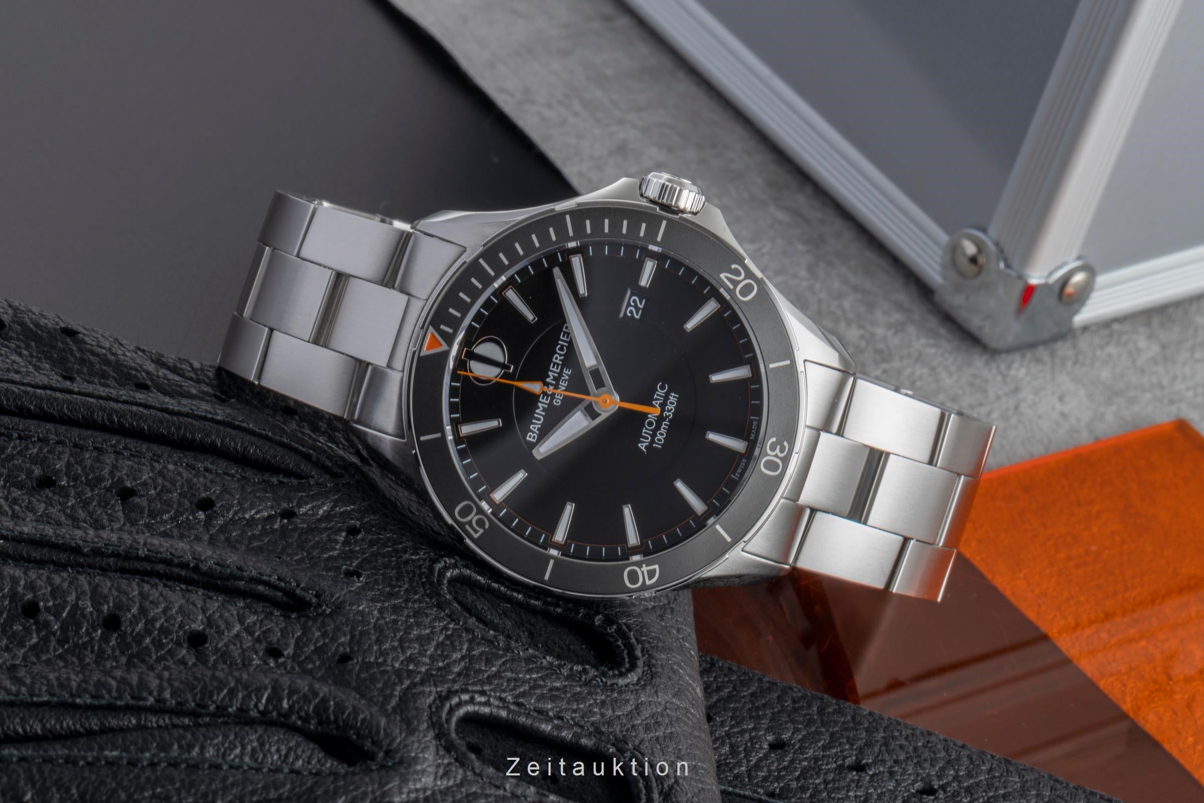 Baume & Mercier Clifton Stahl Automatik Herrenuhr Ref. M0A10340 65827 B&P 2024 [2506325]