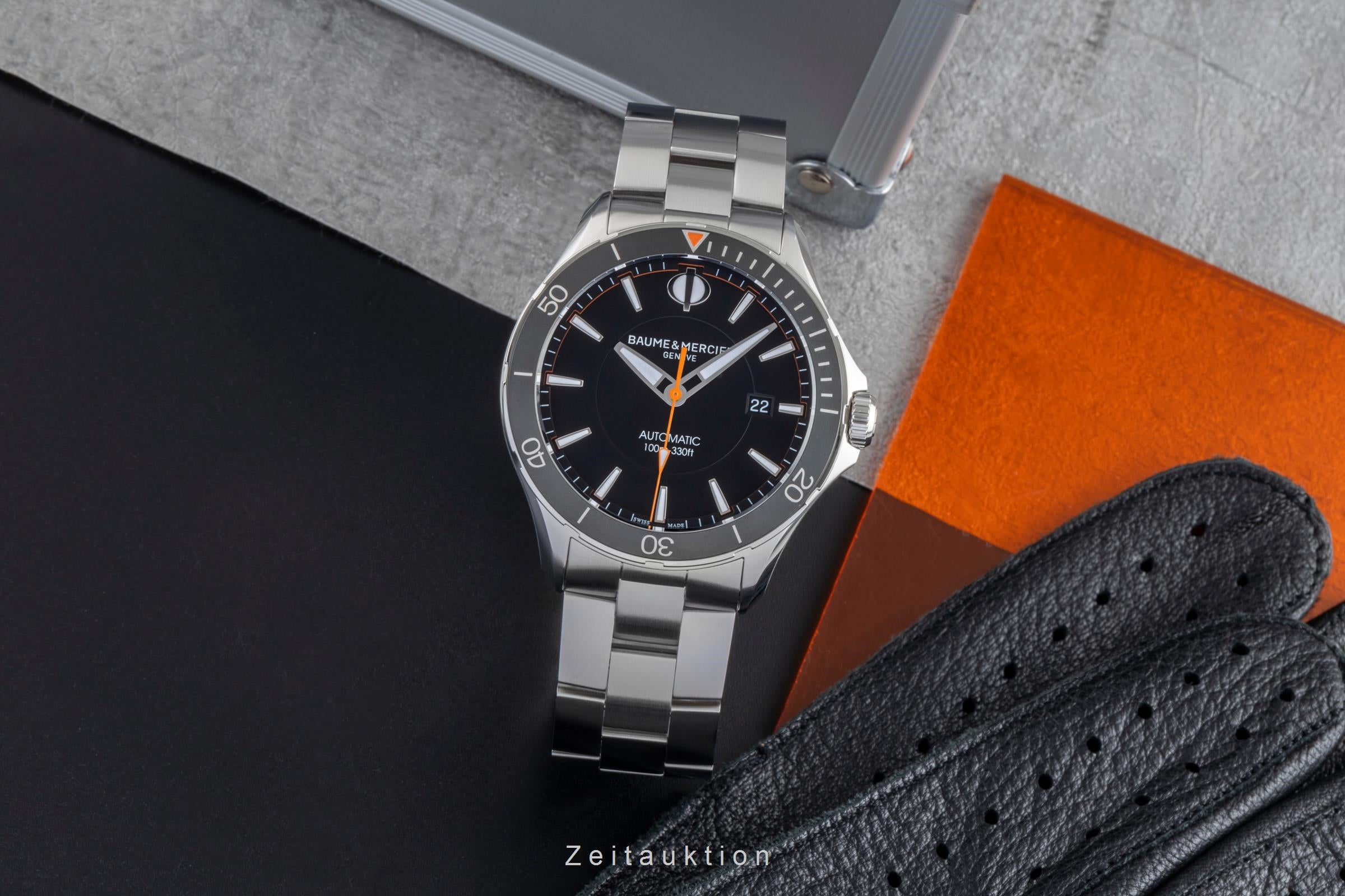 Baume & Mercier Clifton Stahl Automatik Herrenuhr Ref. M0A10340 65827 B&P 2024 [2506325]