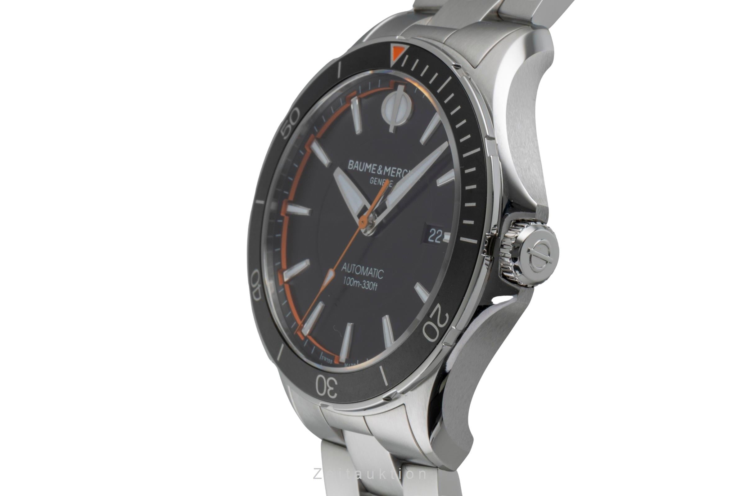 Baume & Mercier Clifton Stahl Automatik Herrenuhr Ref. M0A10340 65827 B&P 2024 [2506325]
