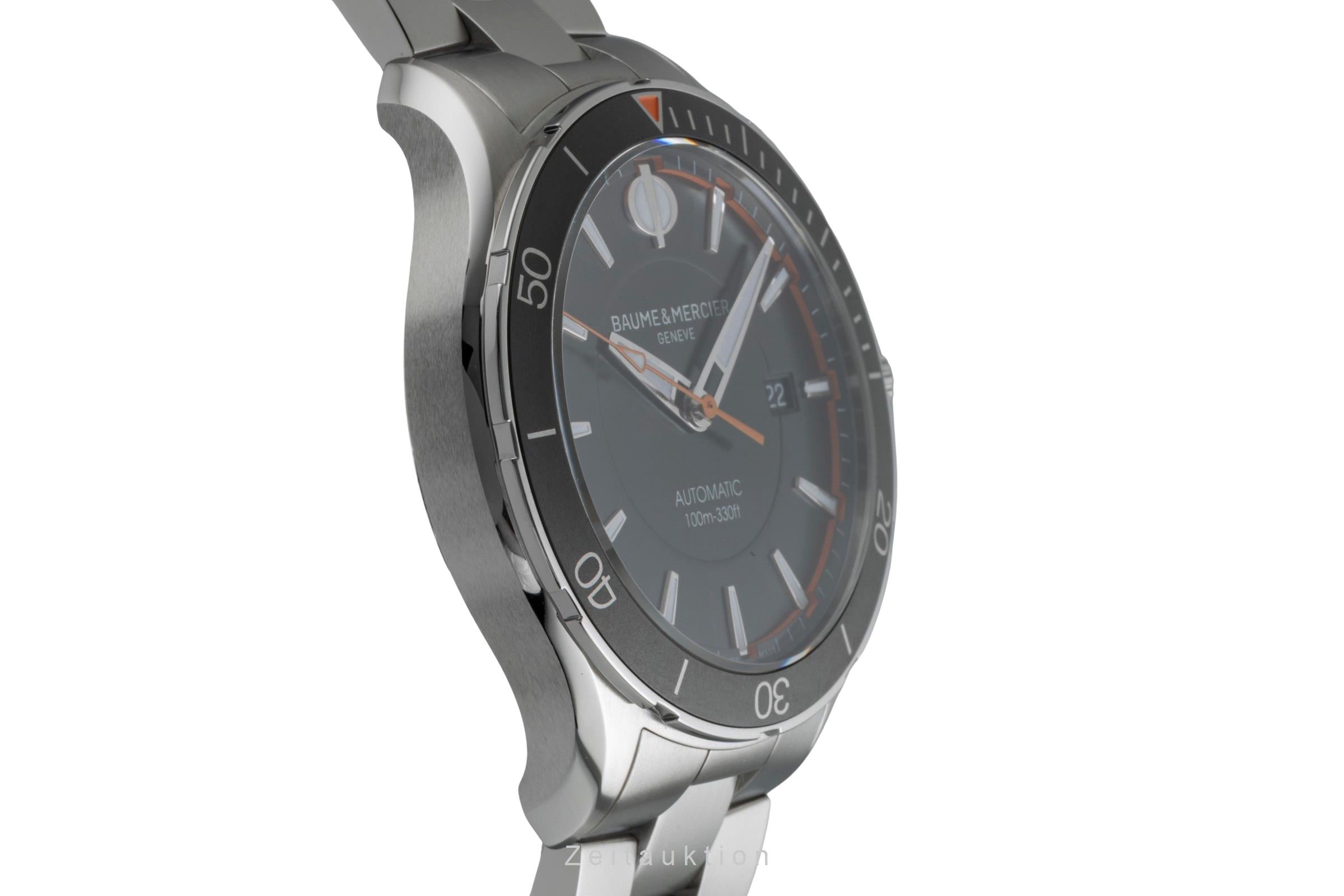 Baume & Mercier Clifton Stahl Automatik Herrenuhr Ref. M0A10340 65827 B&P 2024 [2506325]