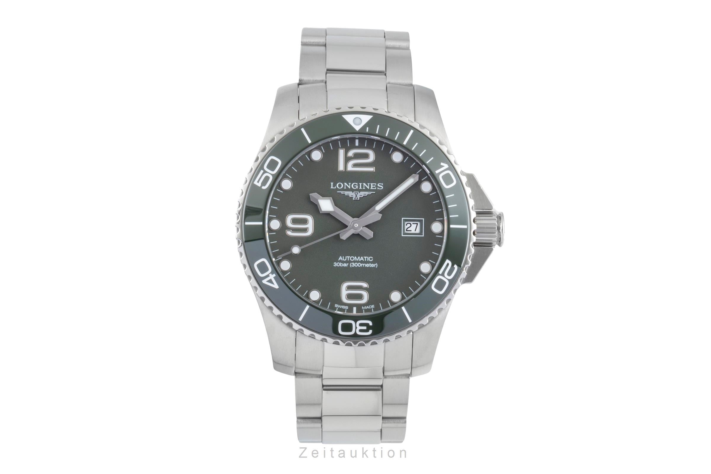 Longines Hydro Conquest Stahl Automatik Herrenuhr Ref. L3.782.4.06.6 B&P 2020 [2506326]