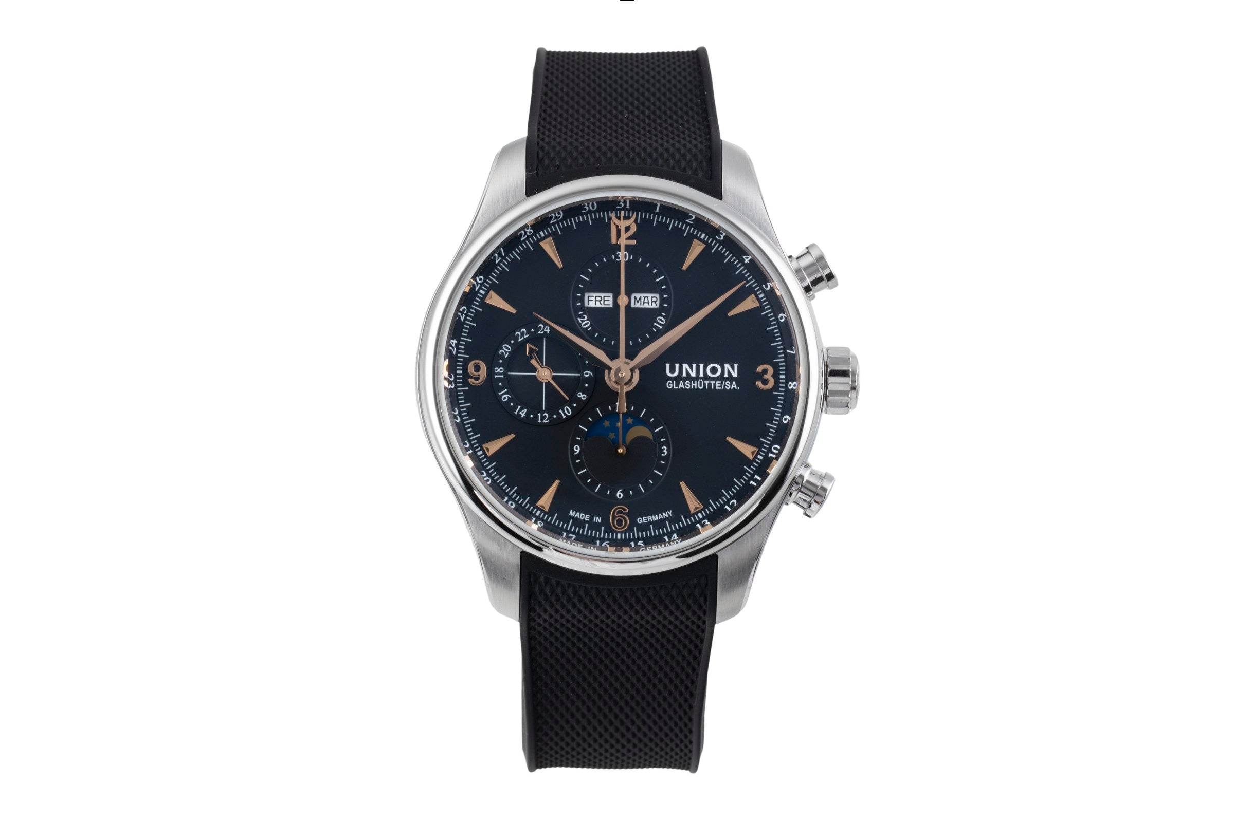 Union Glashütte Belisar chronographe acier automatique montre pour hommes D0094251705701   [2506331]