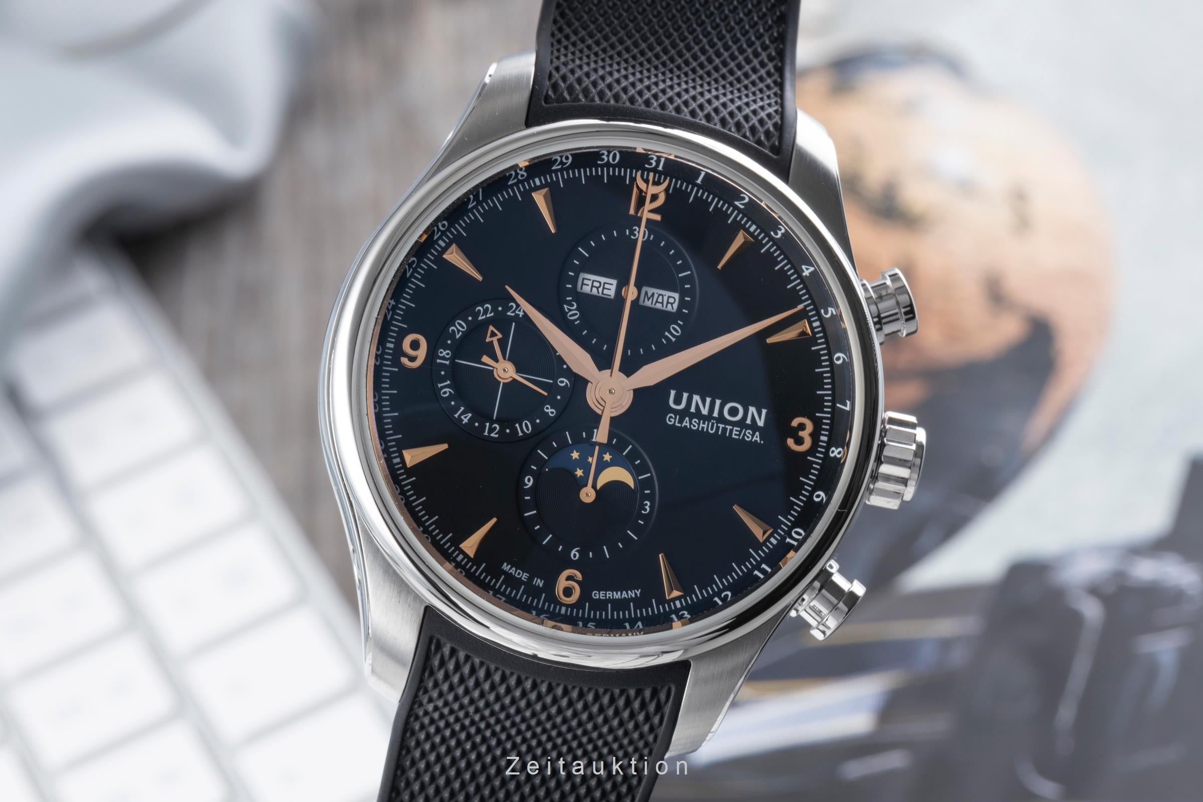 Union Glashütte Belisar chronographe acier automatique montre pour hommes D0094251705701   [2506331]