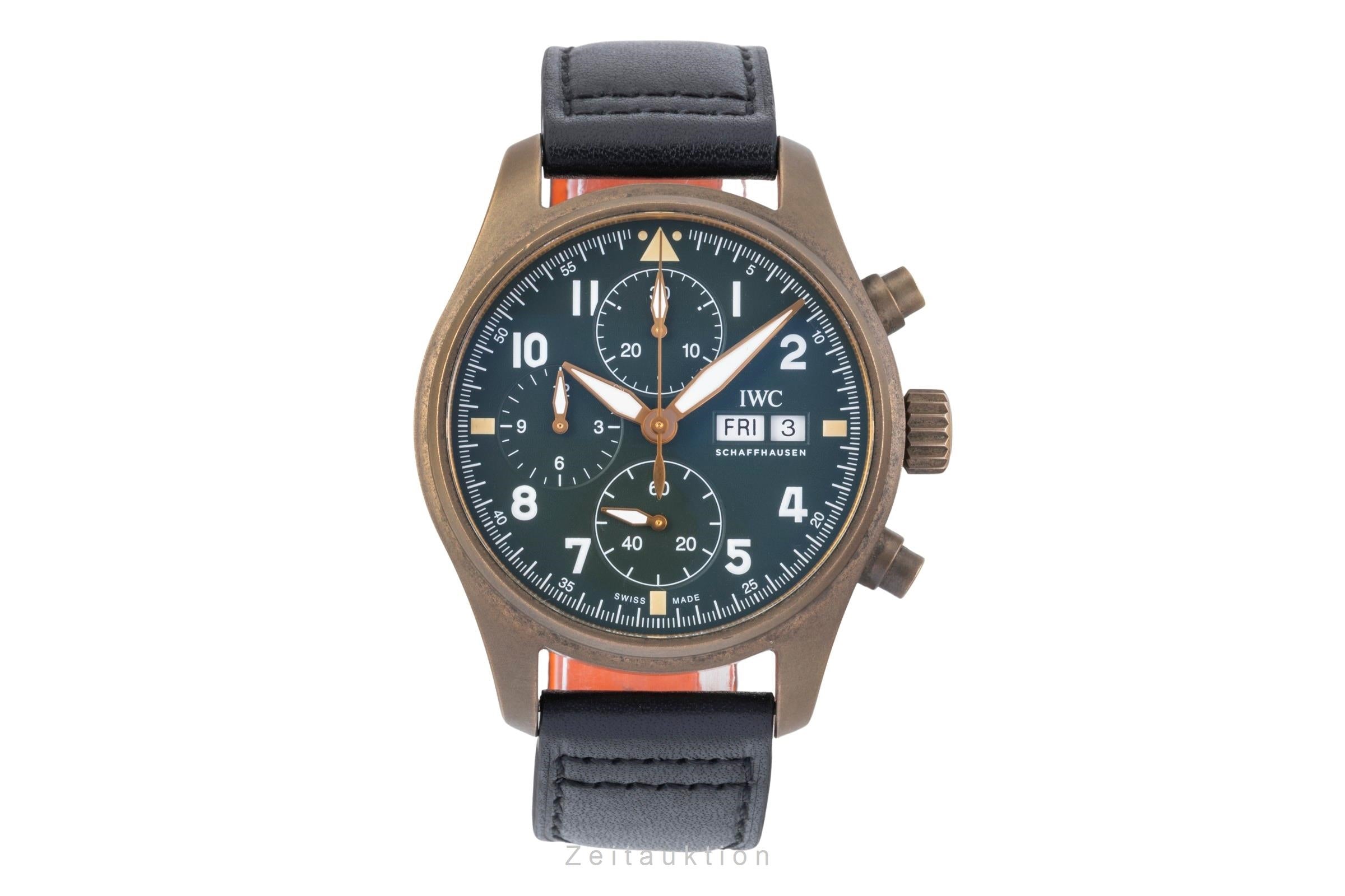 IWC Fliegerchronograph chronographe bronze automatique montre pour hommes IW387902  [2506332]