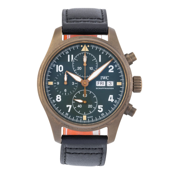 IWC Fliegerchronograph chronographe bronze automatique montre pour hommes IW387902  [2506332]