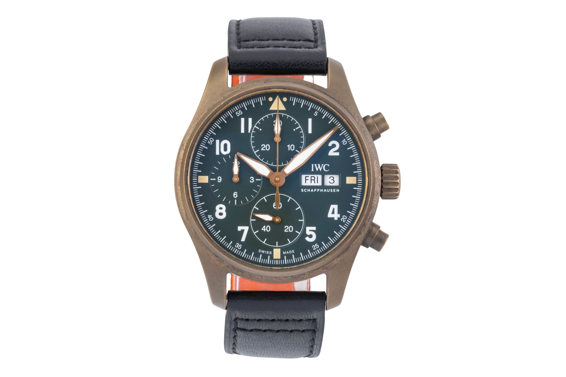 IWC Fliegerchronograph chronographe bronze automatique montre pour hommes IW387902  [2506332]