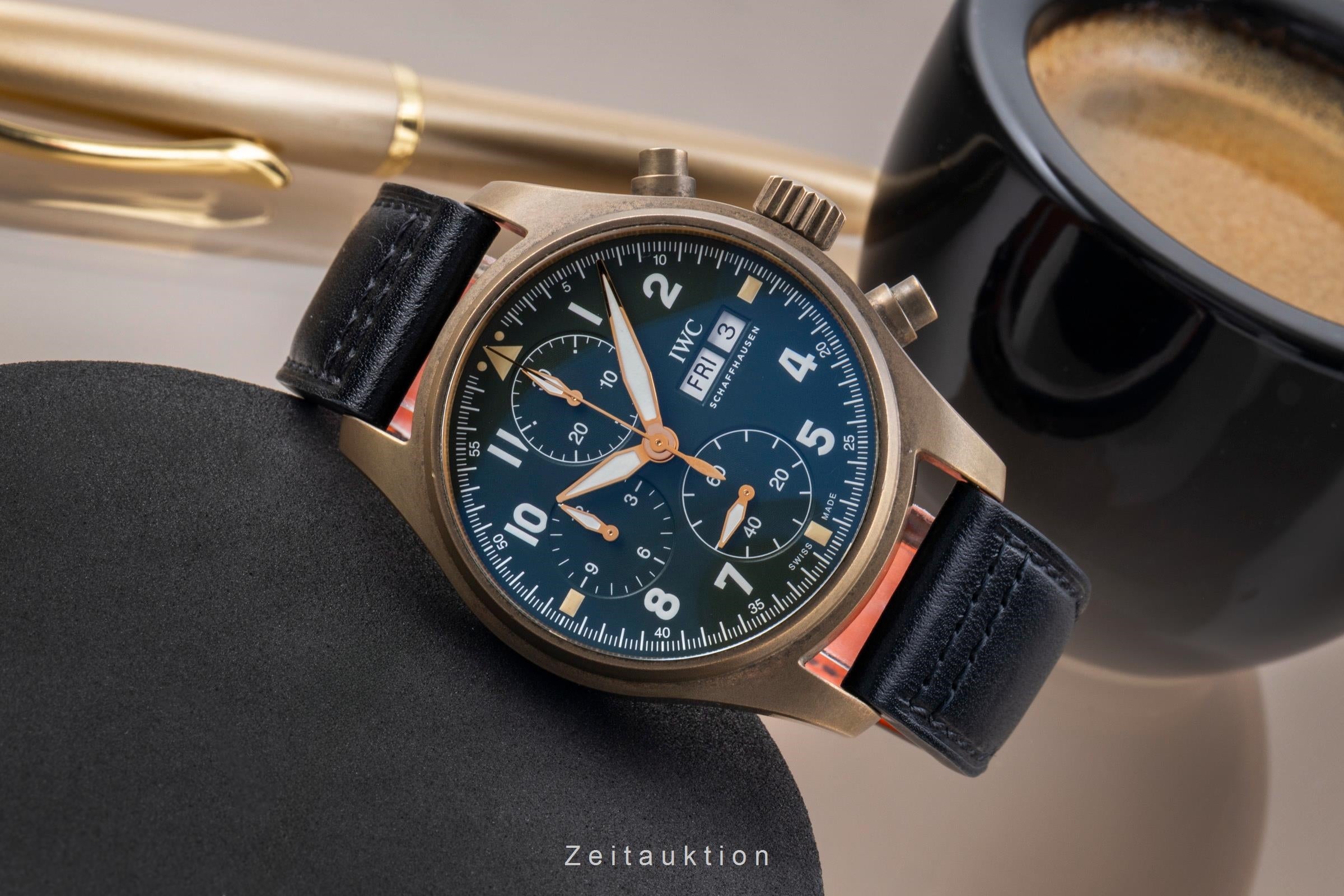 IWC Fliegerchronograph chronographe bronze automatique montre pour hommes IW387902  [2506332]