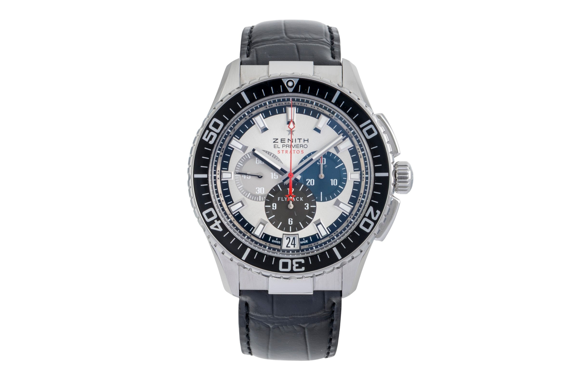 Zenith El Primero Stratos Flyback Felix Baumgartner 03.2066.405/69.R515 B&P [2506337]