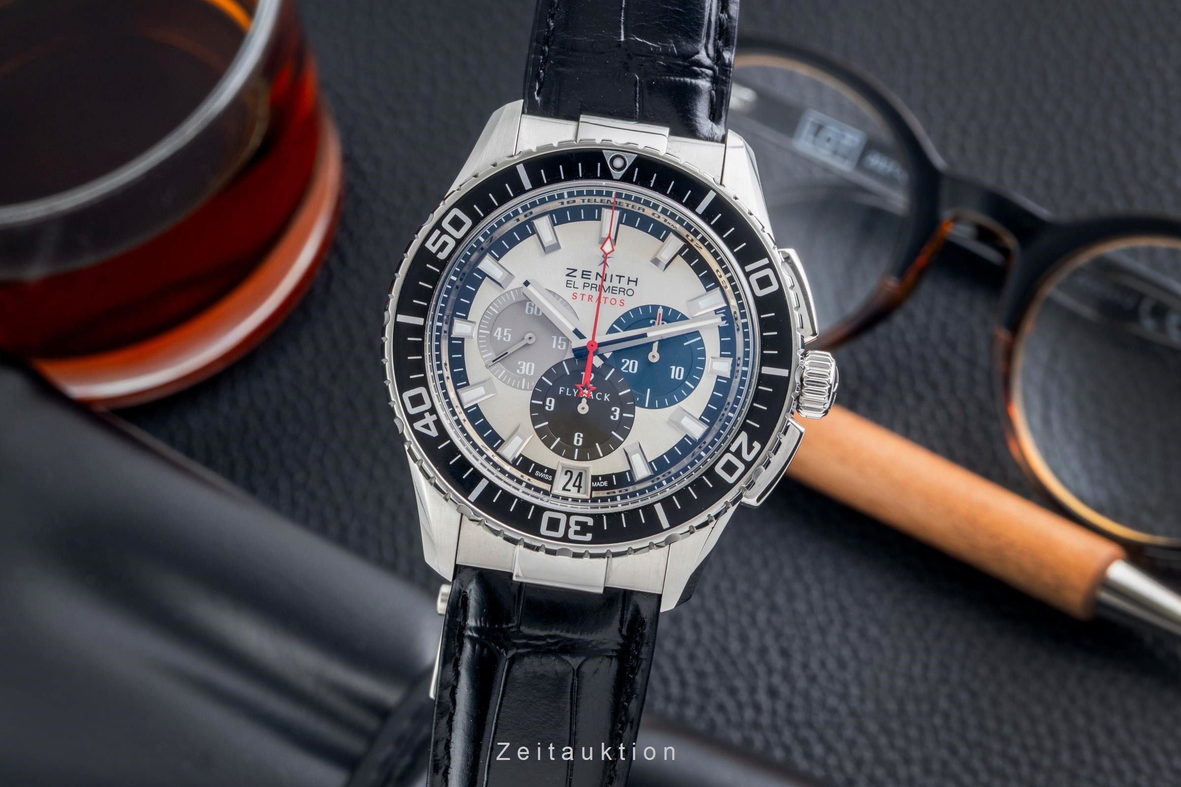Zenith El Primero cronografo acciaio automatismo orologio da uomo 03.2066.405/69.R515  [2506337]