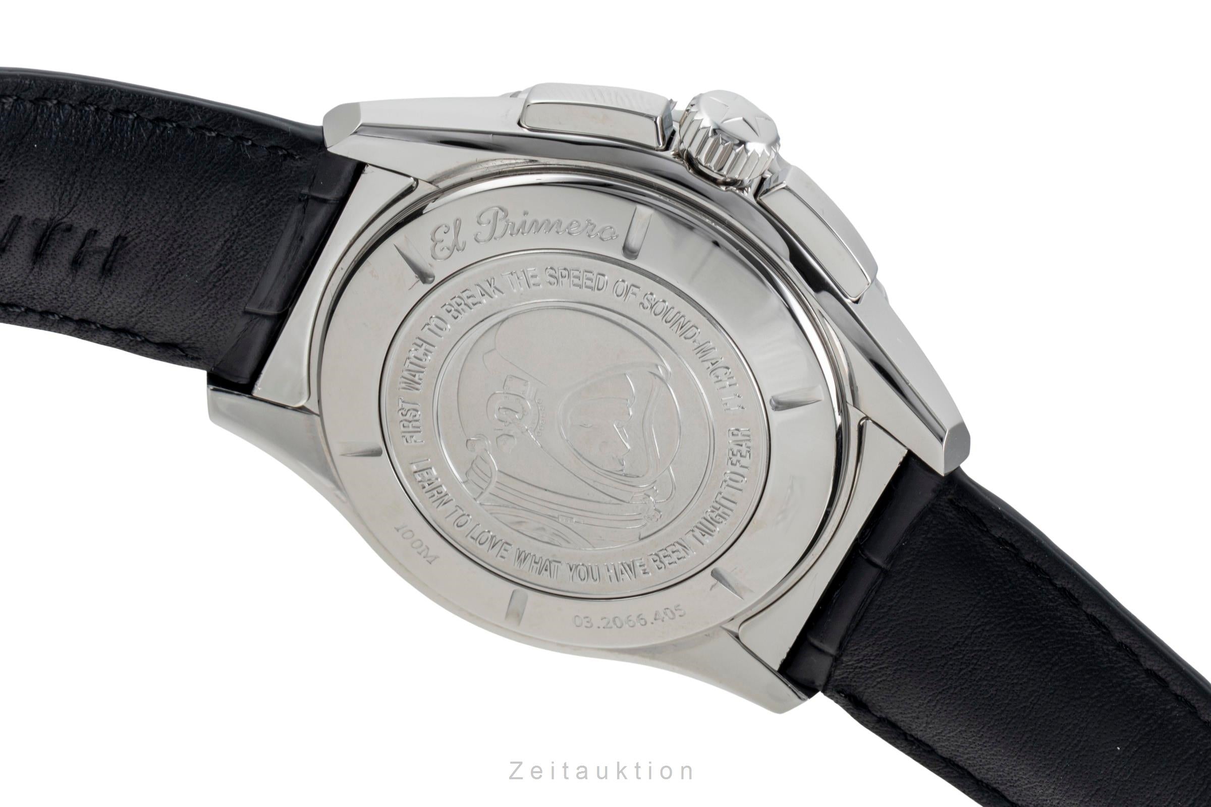Zenith El Primero cronografo acciaio automatismo orologio da uomo 03.2066.405/69.R515  [2506337]