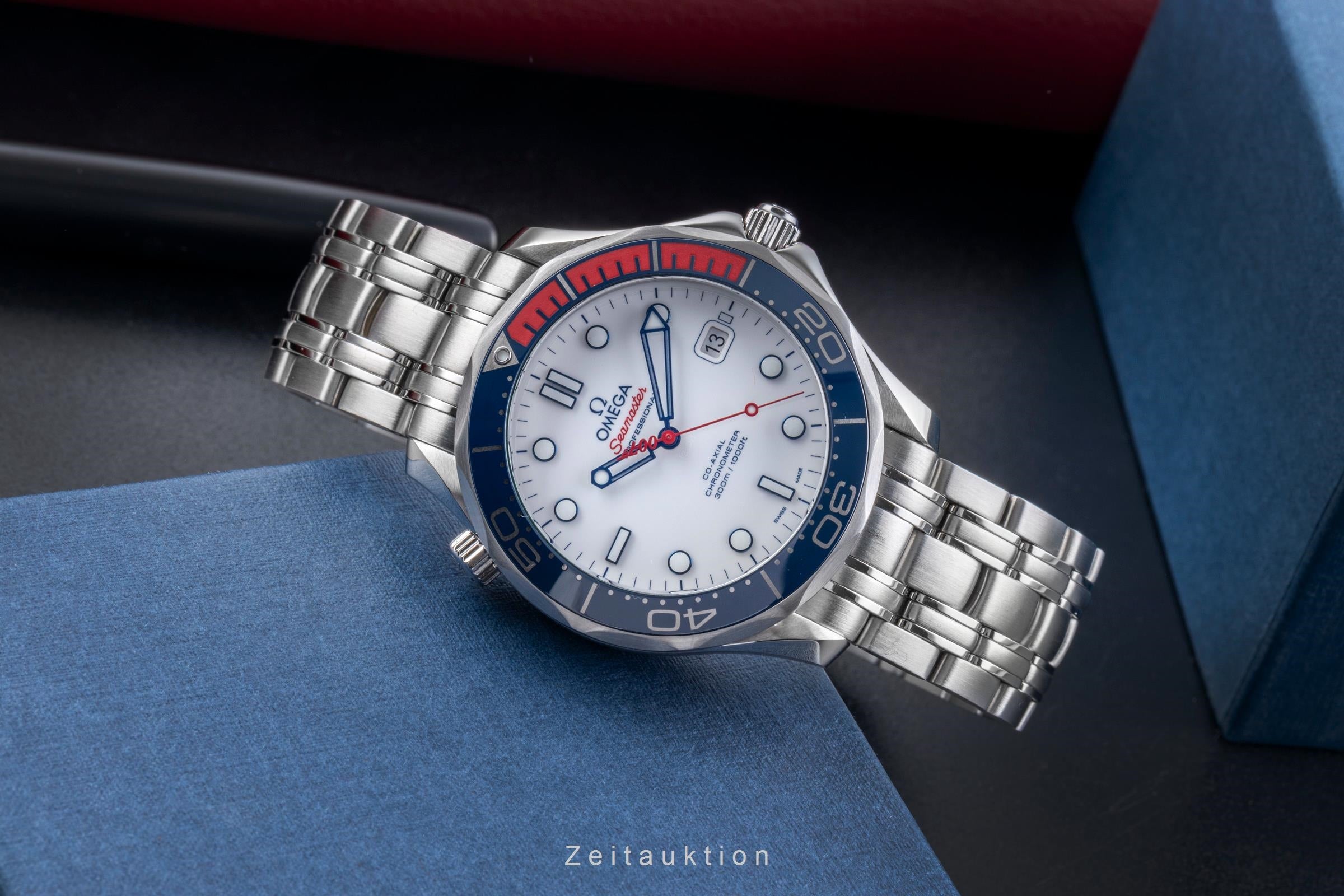 Omega Seamaster acier automatique montre pour hommes 212.32.41.20.04.001 Limited  [2506338]