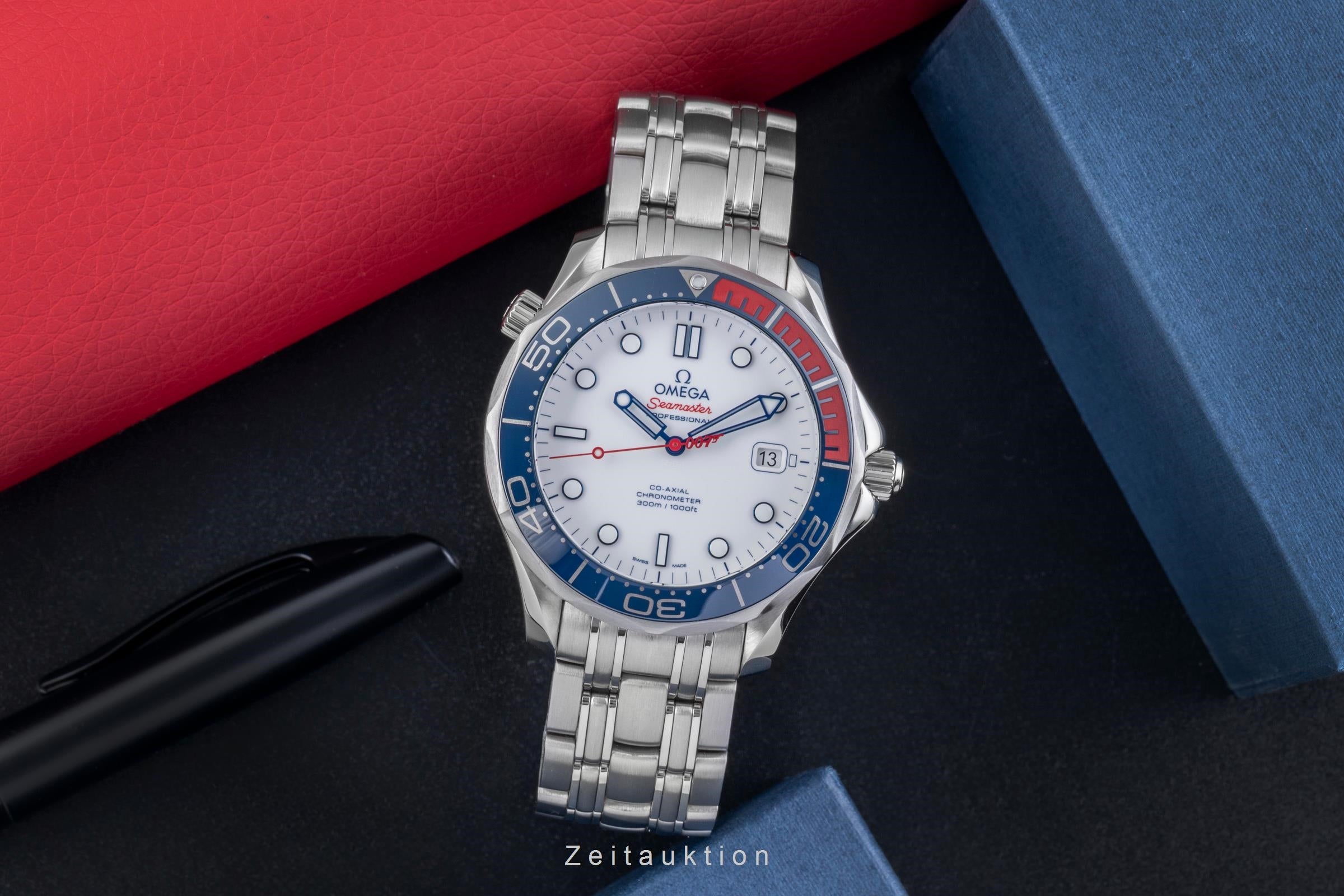 Omega Seamaster acier automatique montre pour hommes 212.32.41.20.04.001 Limited  [2506338]