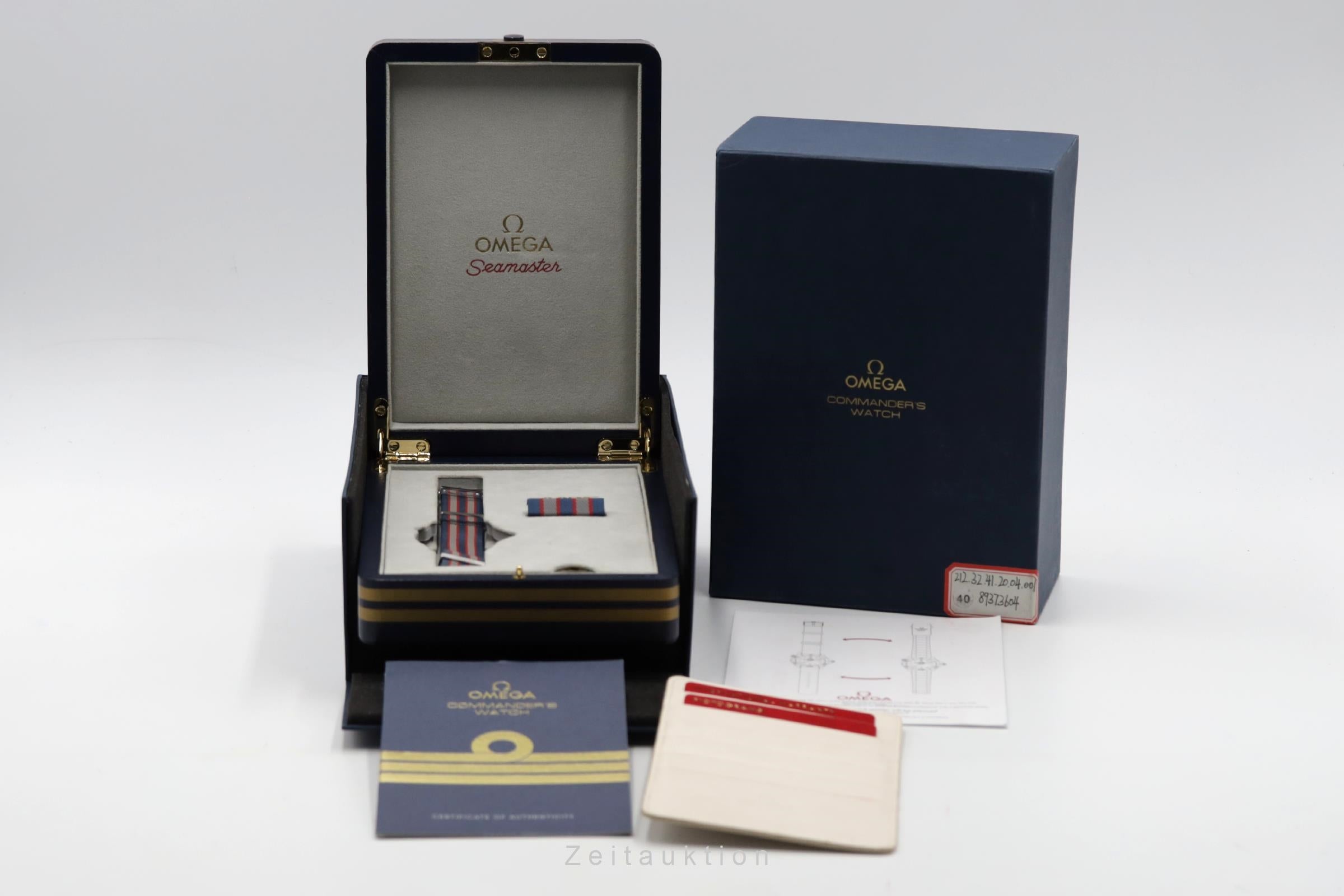 Omega Seamaster acier automatique montre pour hommes 212.32.41.20.04.001 Limited  [2506338]