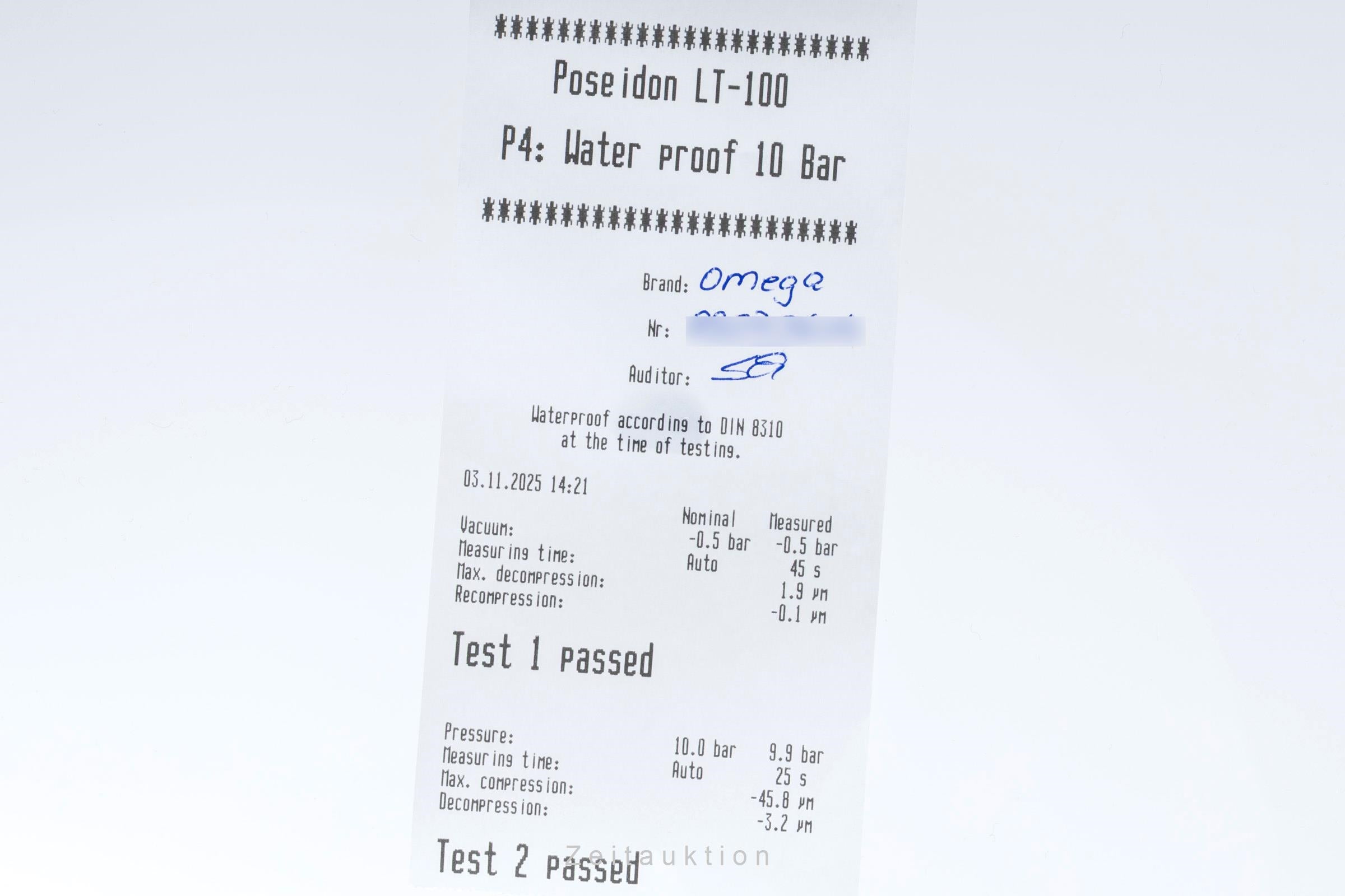 Omega Seamaster acier automatique montre pour hommes 212.32.41.20.04.001 Limited  [2506338]