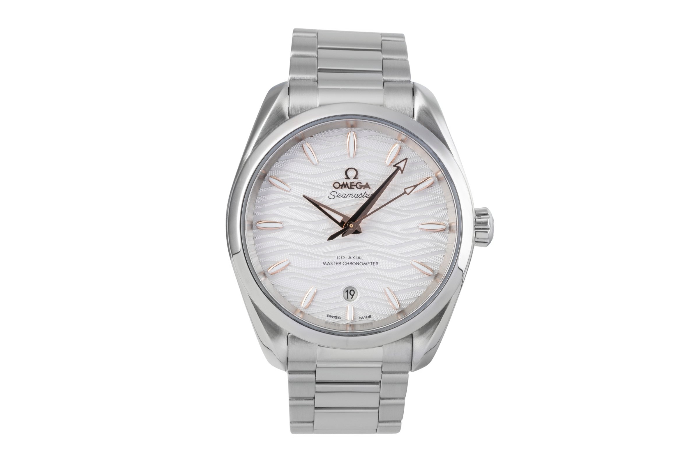 Omega Seamaster acier automatique montre pour hommes 220.10.38.20.02.002 LP: 6800EUR  [2506344]