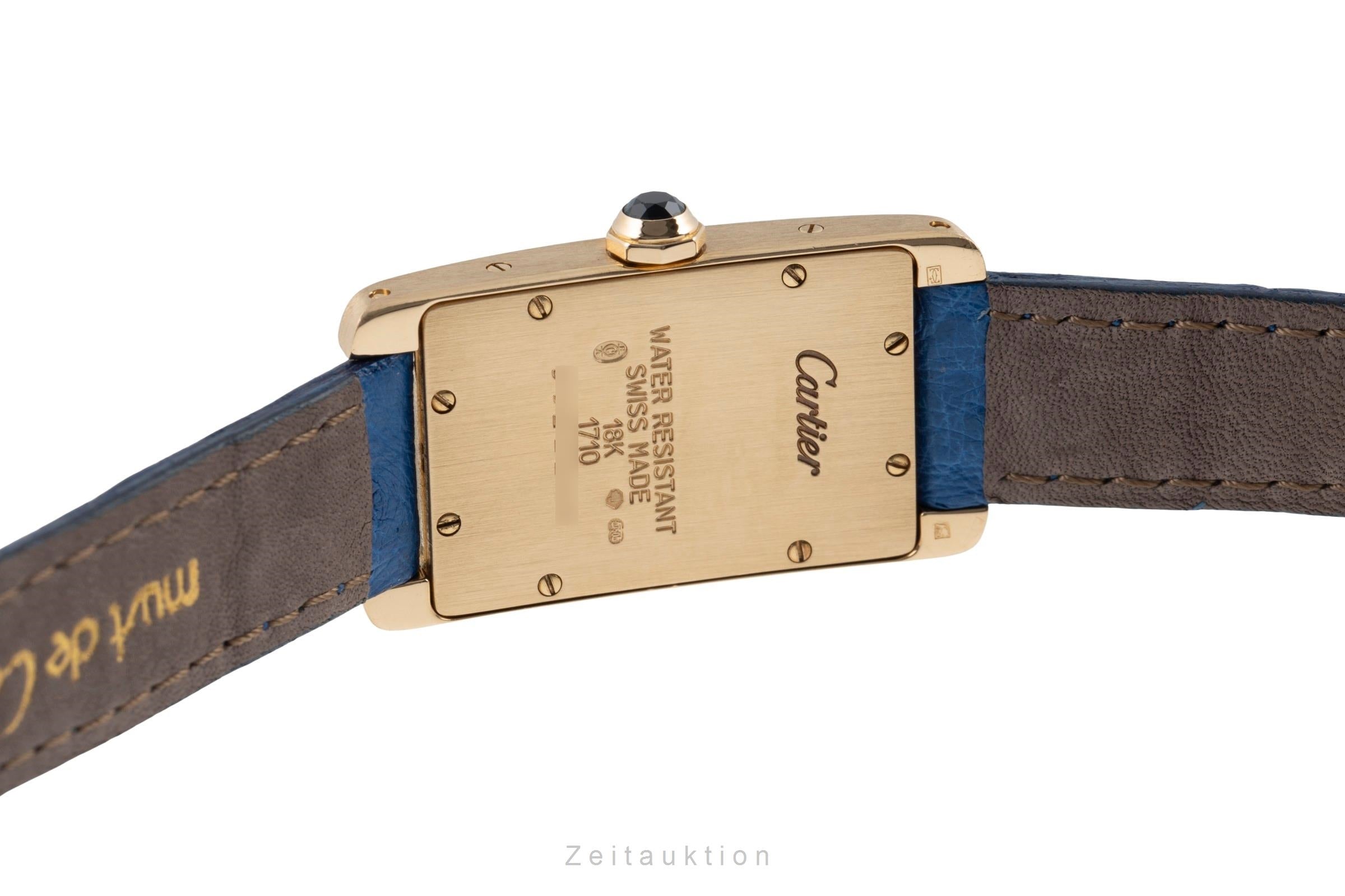 Cartier Tank Américaine SM 18k (0,750) Gold Quarz Damenuhr Ref. W2601556  [2506346]
