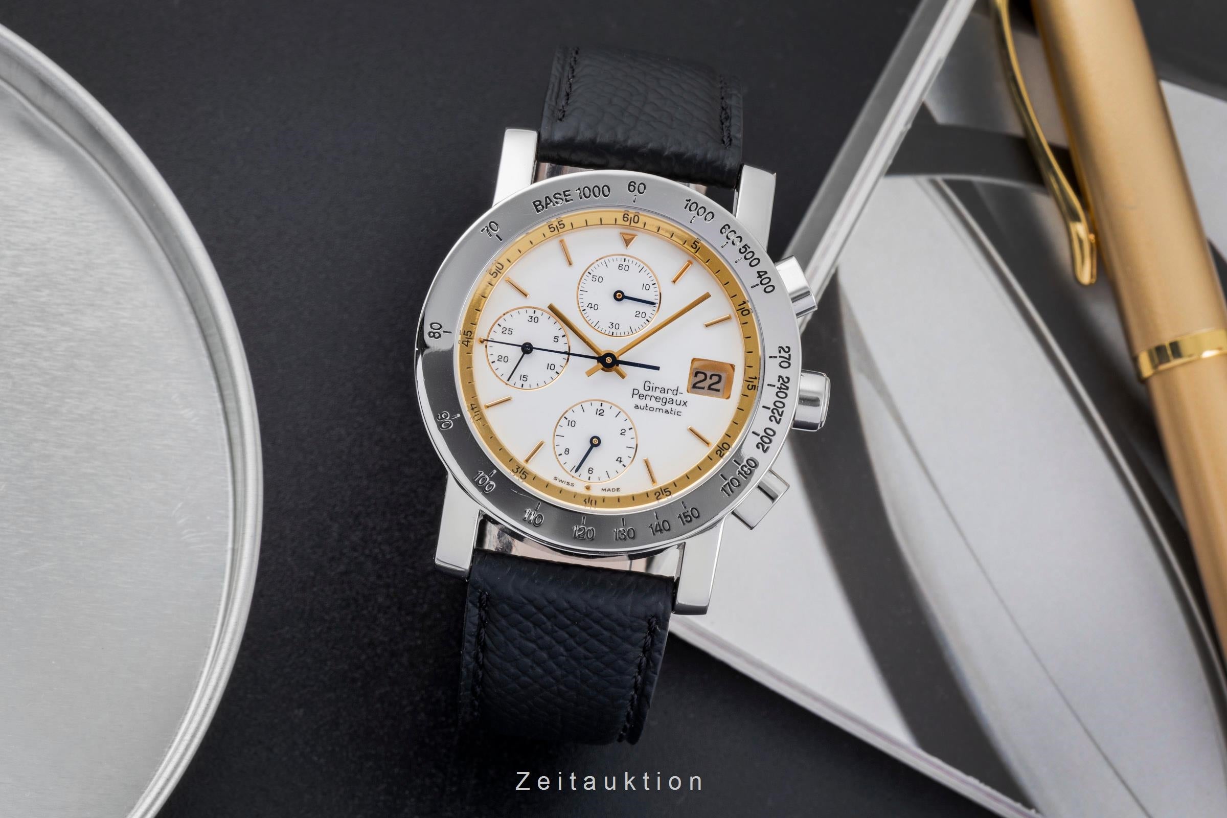 Girard Perregaux 7000 cronógrafo acero automático reloj para caballeros 7000 GBM  [2506351]