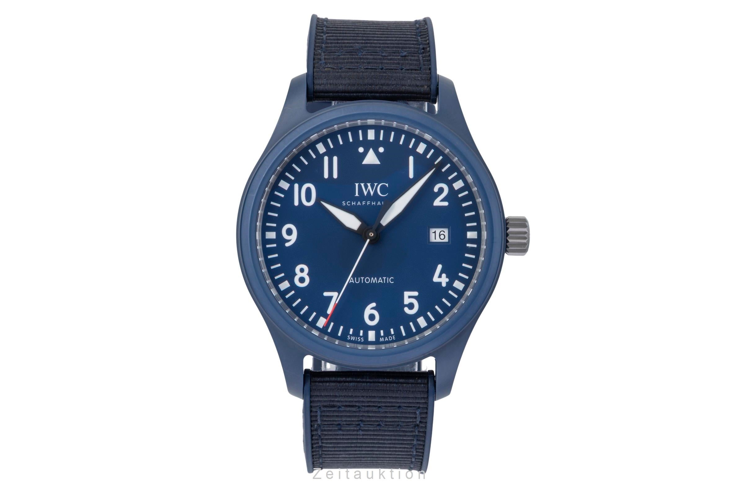 IWC Pilot cerámica / titanio automático reloj para caballeros IW328101 LP: 7000EUR Limited  [2506355]