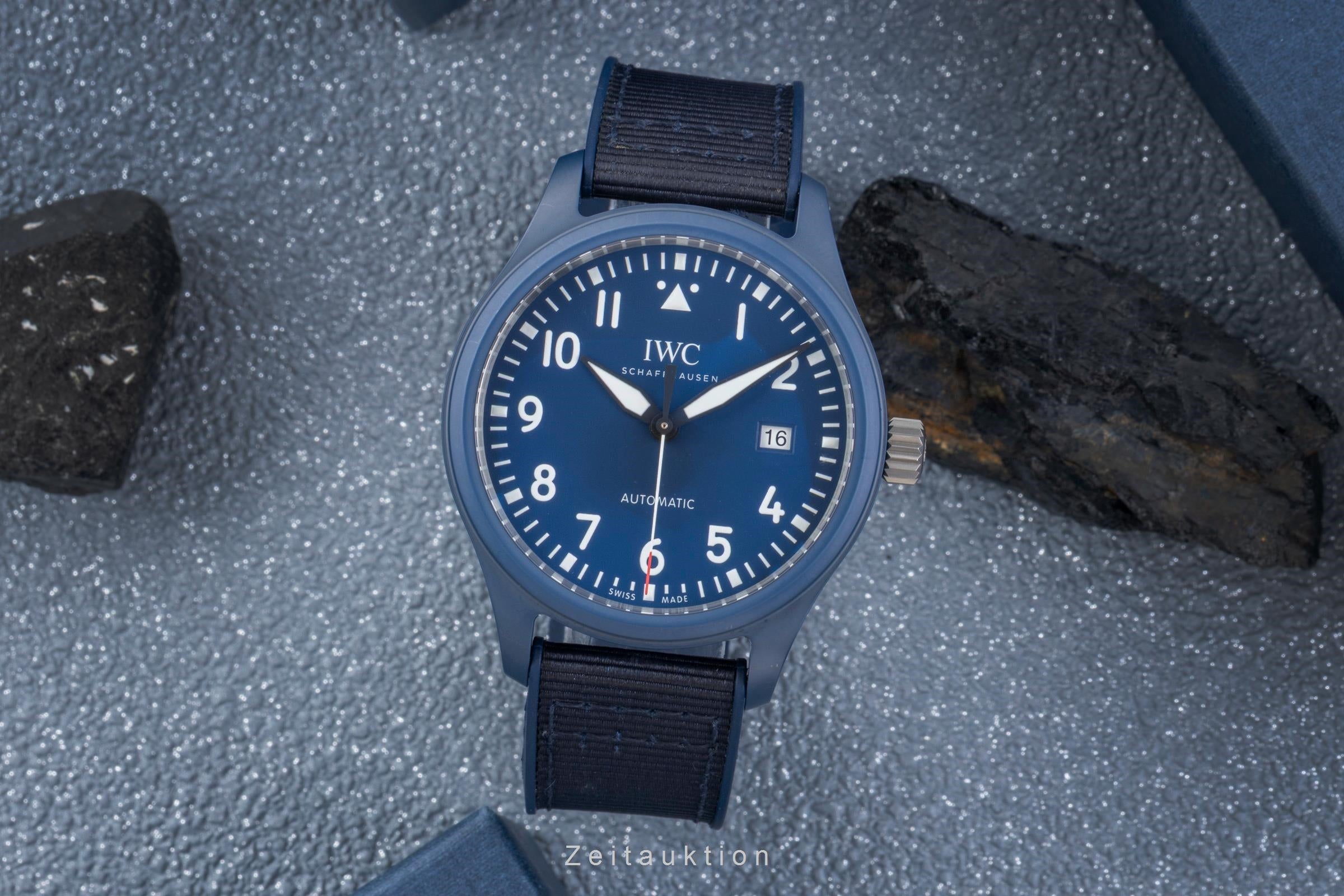 IWC Pilot cerámica / titanio automático reloj para caballeros IW328101 LP: 7000EUR Limited  [2506355]