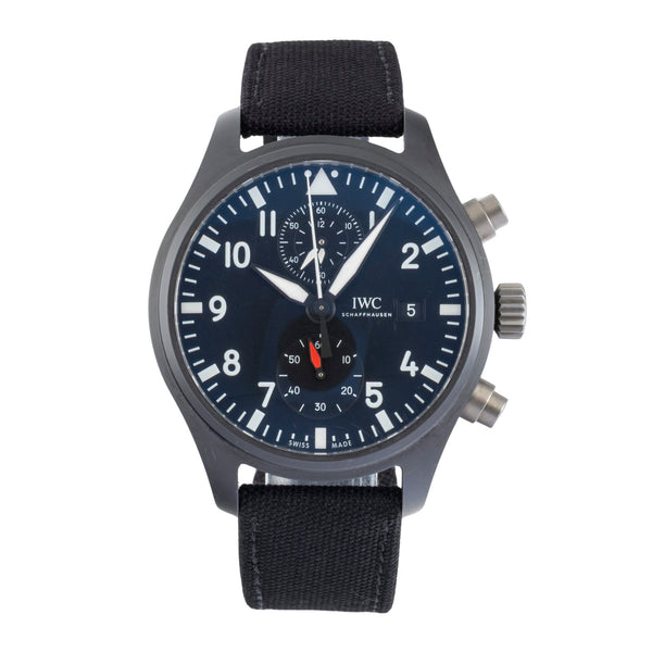 IWC Pilot chronograph ceramic / titanium automatic men's watch IW389001 LP: 9900EUR  [2506356]