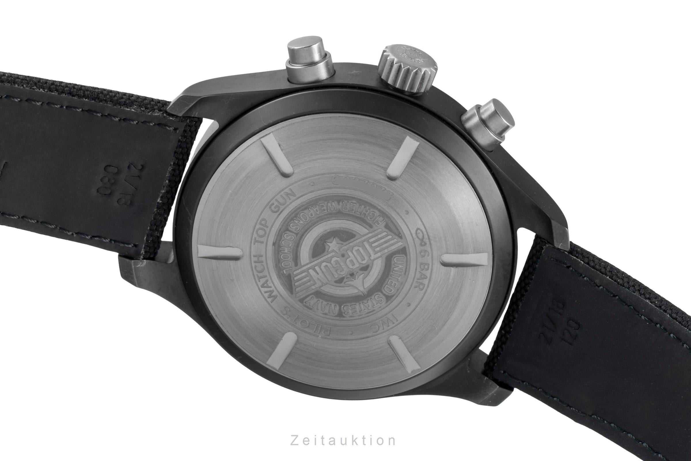 IWC Pilot chronograph ceramic / titanium automatic men's watch IW389001 LP: 9900EUR  [2506356]