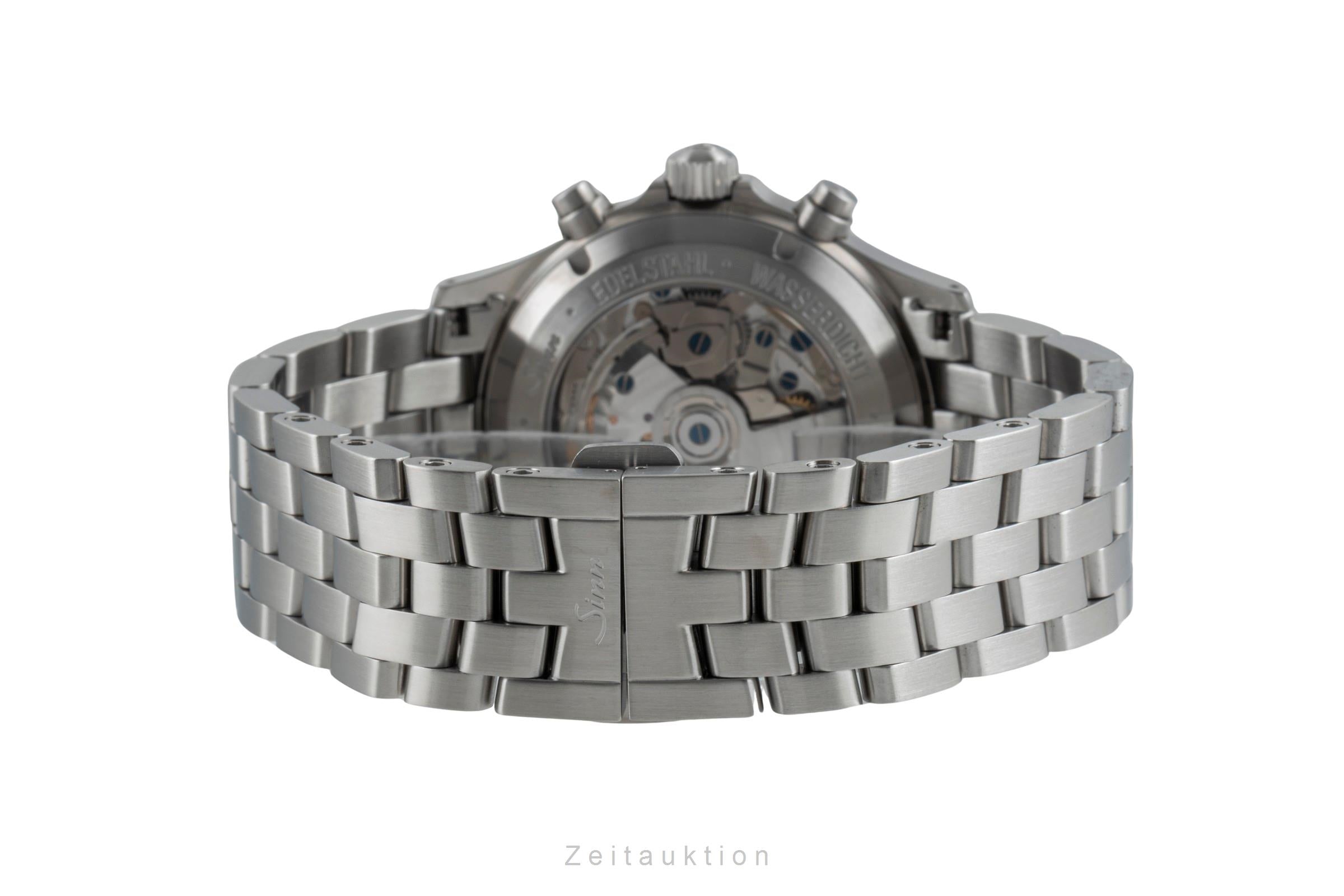 Sinn 358 SA Flieger Chronograph Blue Dial Stahl Automatik Ref. 358.064 B&P 2023 [2506359]