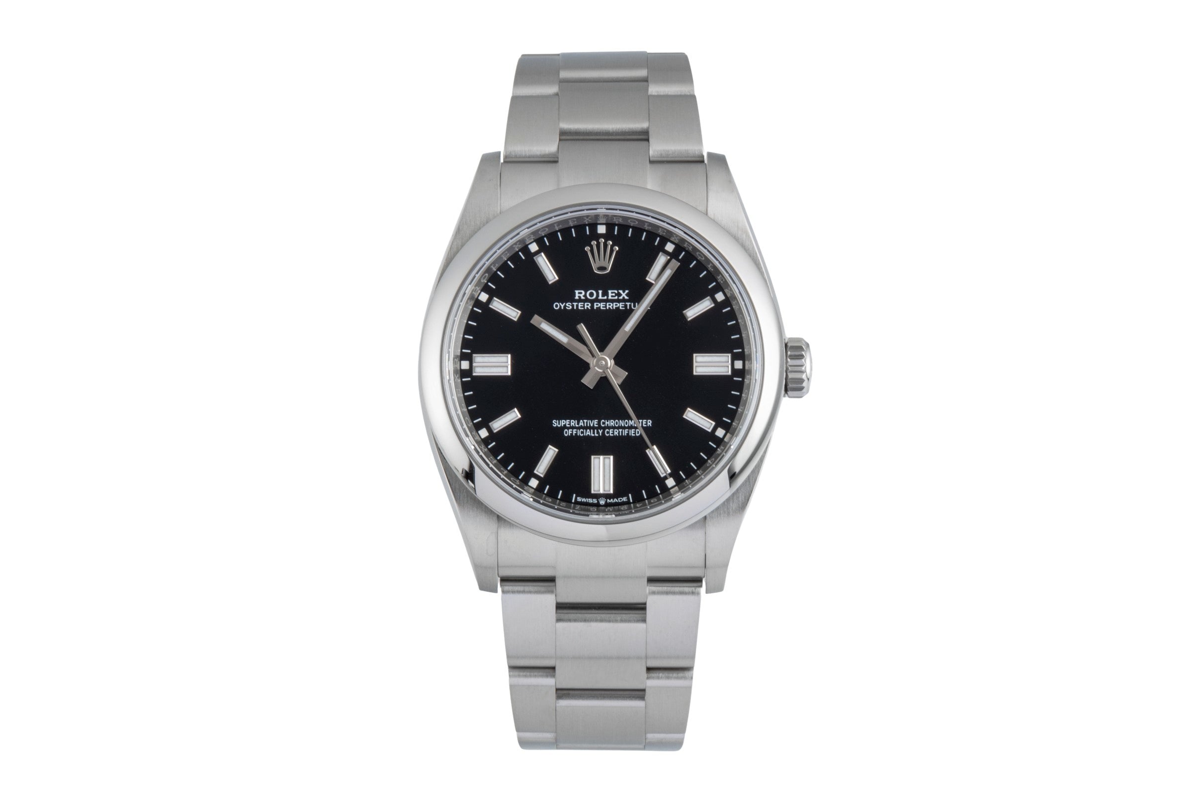 Rolex Oyster Perpetual 36 Stahl Automatik Herrenuhr Ref. 126000 B&P 2020 [2506361]