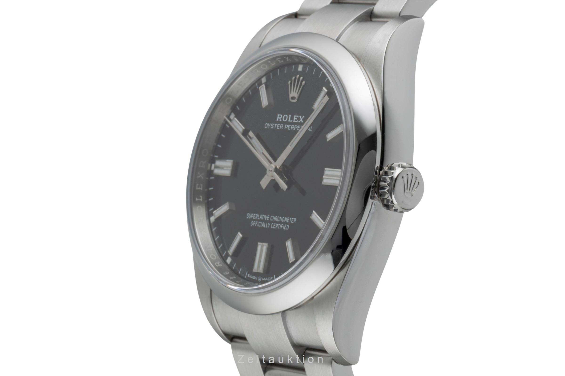 Rolex Oyster Perpetual 36 Stahl Automatik Herrenuhr Ref. 126000 B&P 2020 [2506361]