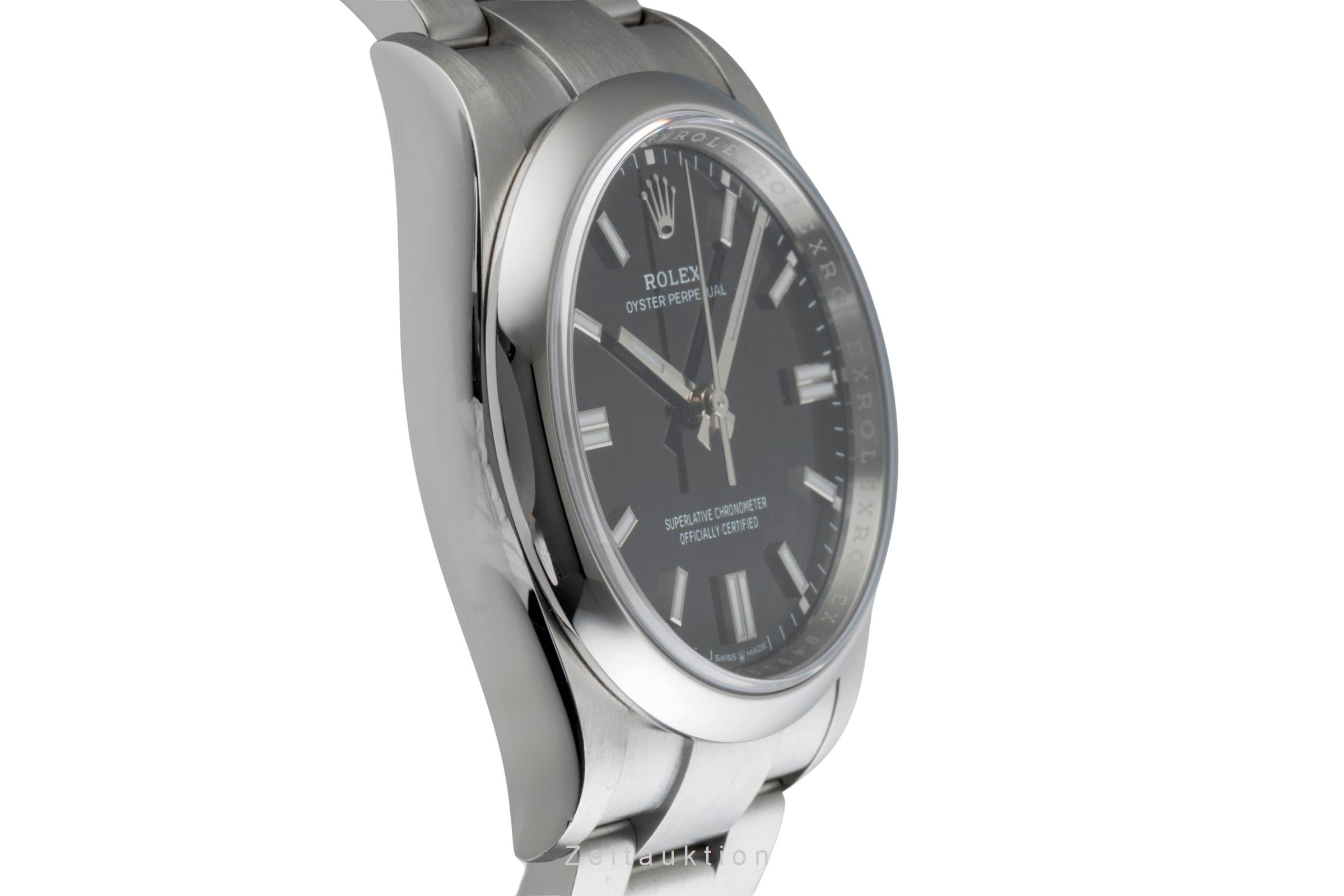 Rolex Oyster Perpetual 36 Stahl Automatik Herrenuhr Ref. 126000 B&P 2020 [2506361]