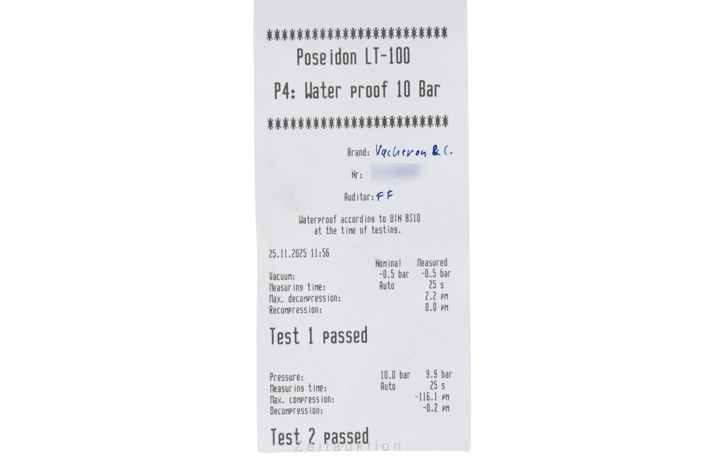 Vacheron & Constantin Overseas acier automatique montre pour hommes 42042  [2506362]