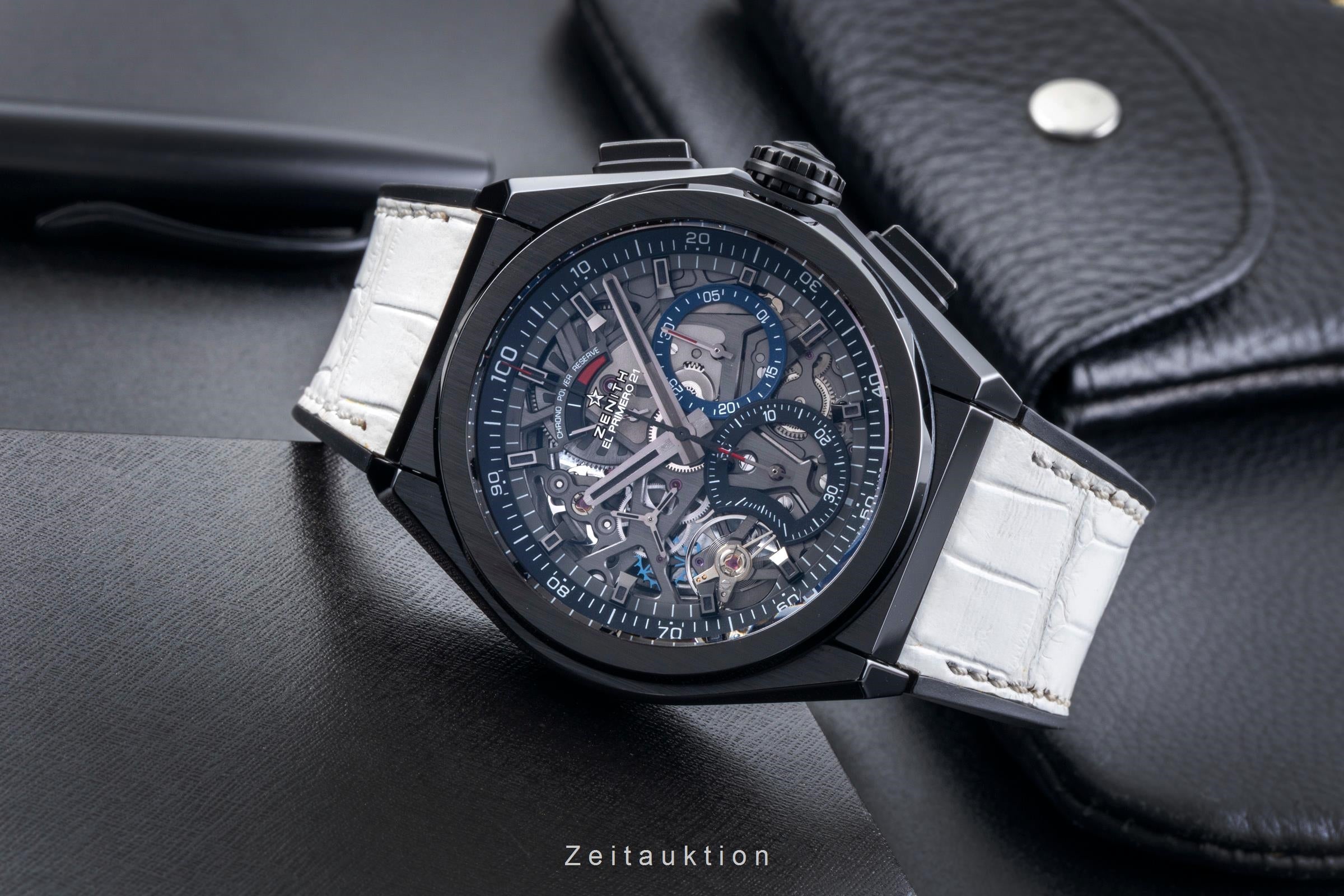 Zenith Defy El Primero Chronograph Keramik Auto. Ref 49.9000.9004/78.R582 B&P [2506363]