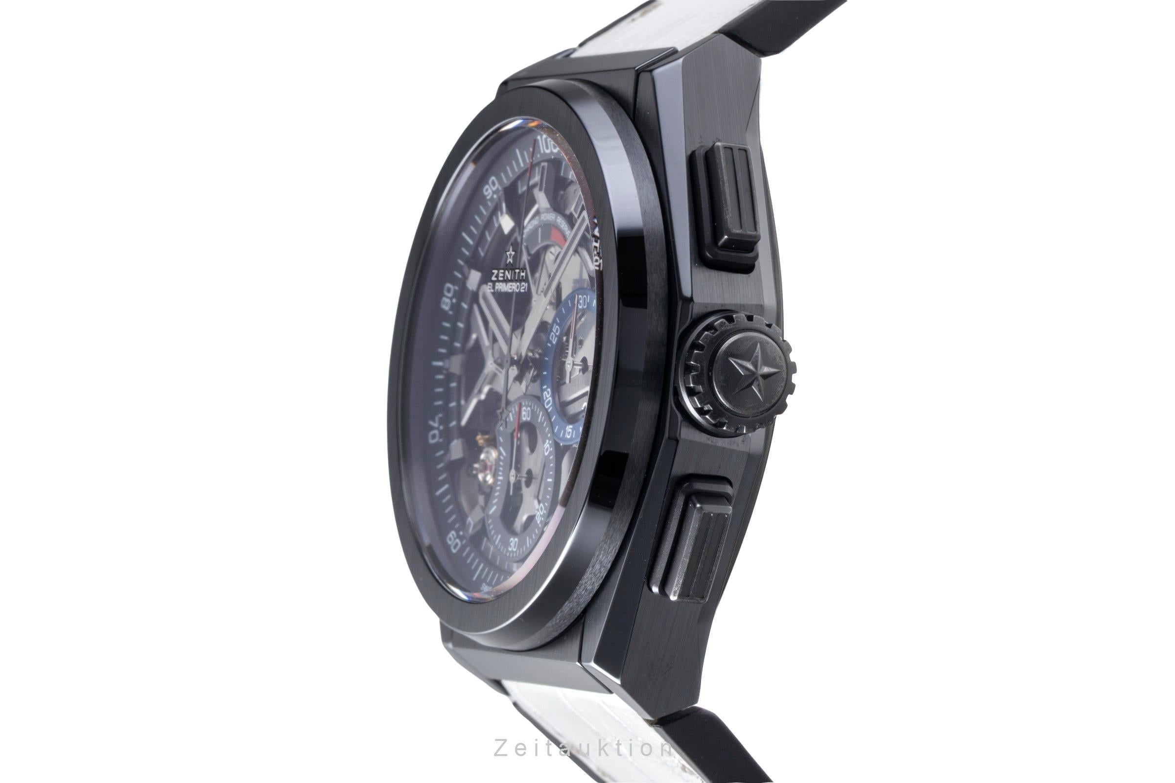 Zenith Defy El Primero Chronograph Keramik Auto. Ref 49.9000.9004/78.R582 B&P [2506363]