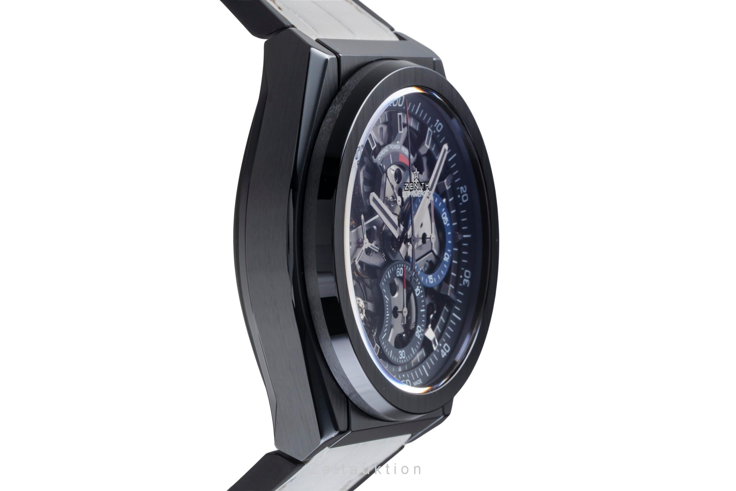 Zenith Defy El Primero Chronograph Keramik Auto. Ref 49.9000.9004/78.R582 B&P [2506363]