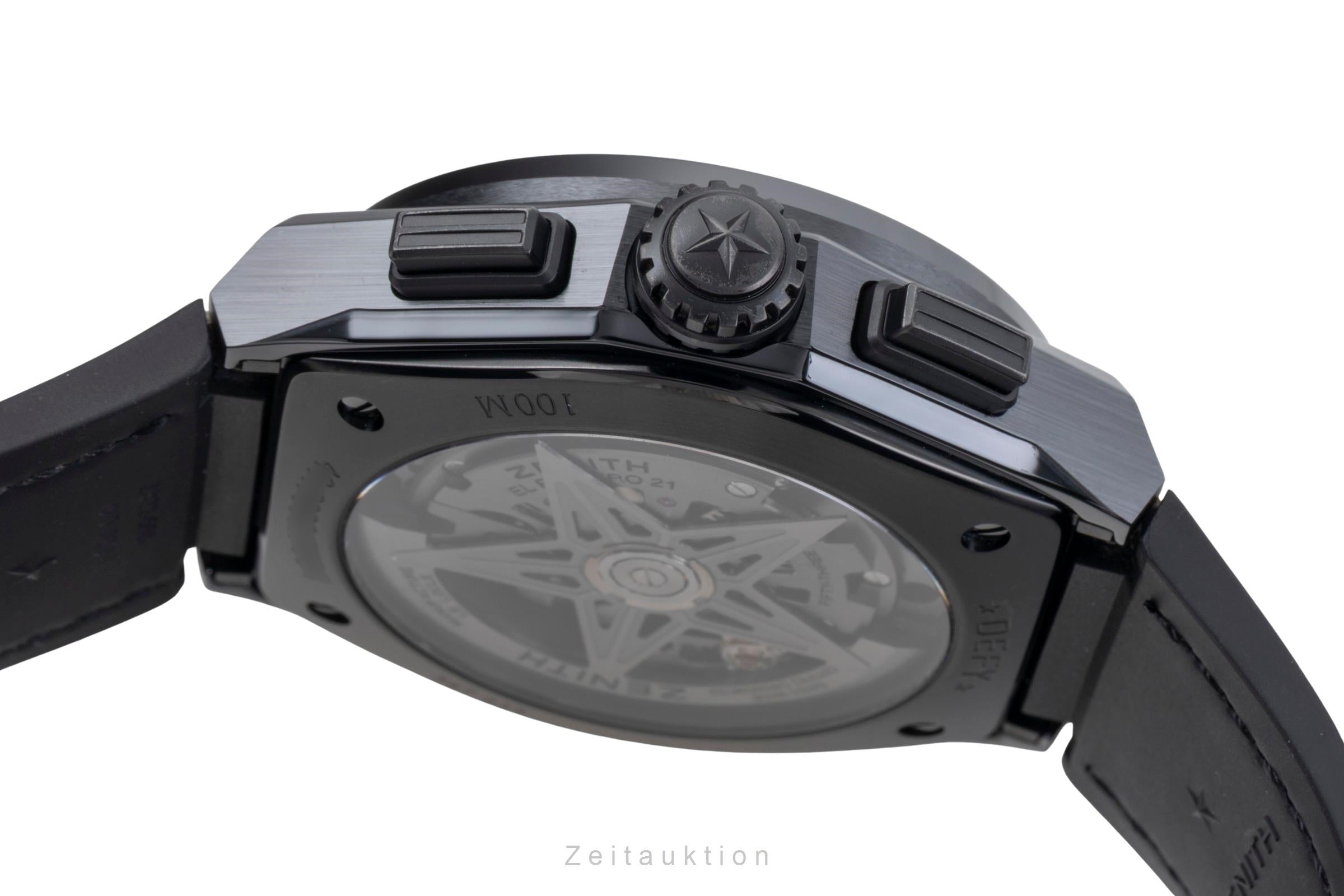 Zenith Defy chronograph ceramic automatic Kal. 9004 Ref. 49.9000