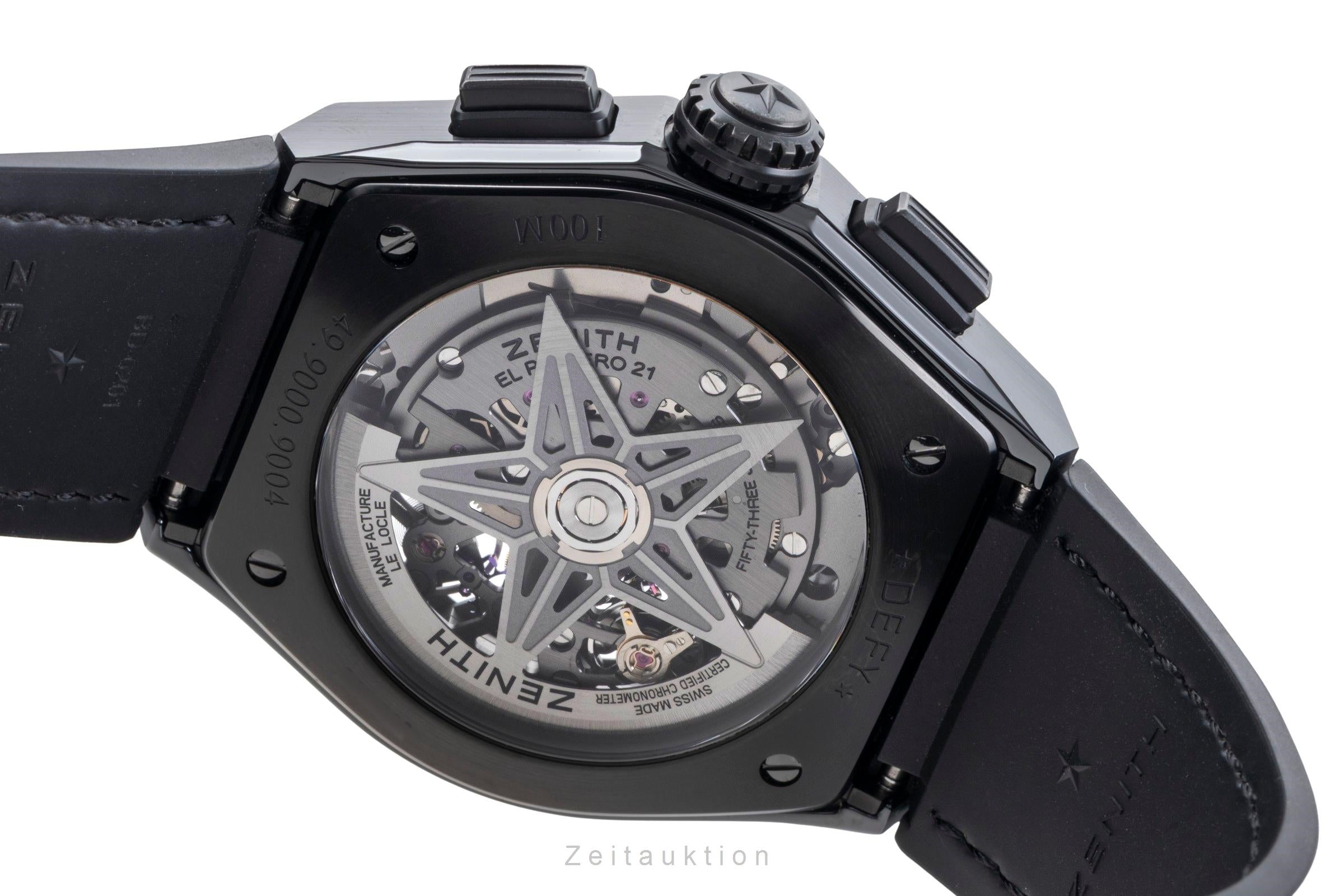 Zenith Defy El Primero Chronograph Keramik Auto. Ref 49.9000.9004/78.R582 B&P [2506363]