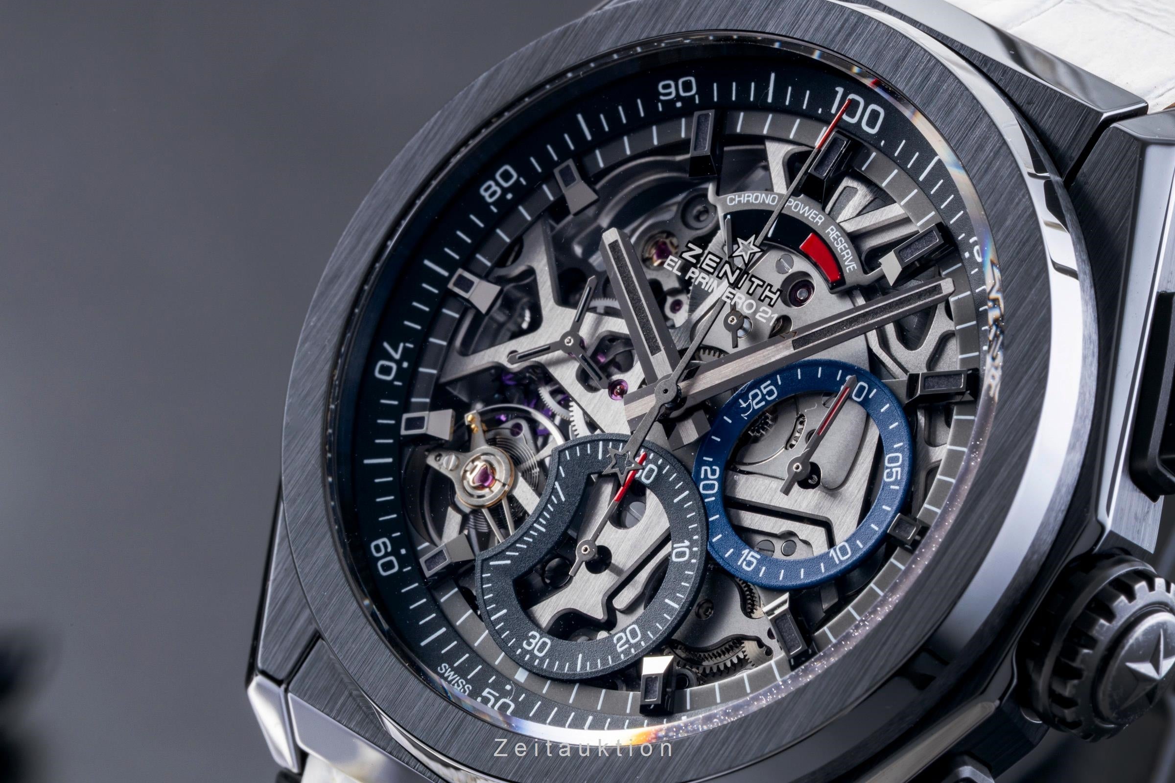 Zenith Defy El Primero Chronograph Keramik Auto. Ref 49.9000.9004/78.R582 B&P [2506363]