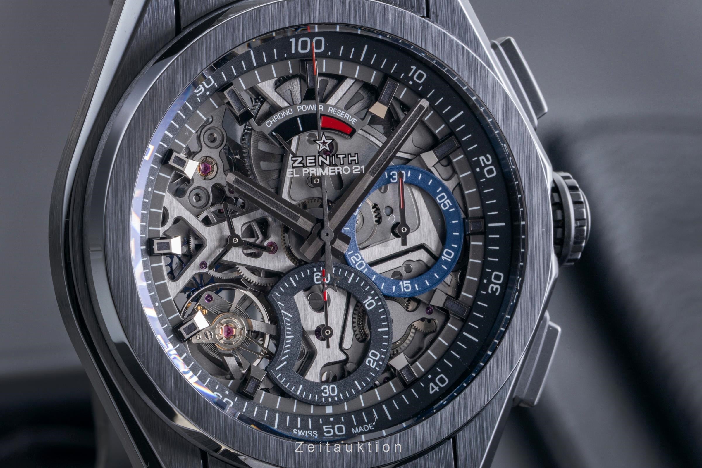 Zenith Defy El Primero Chronograph Keramik Auto. Ref 49.9000.9004/78.R582 B&P [2506363]
