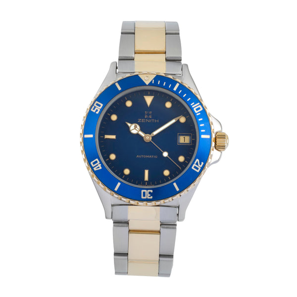 Zenith Rainbow acier / or  automatique montre pour hommes 59.0210.462  [2506368]