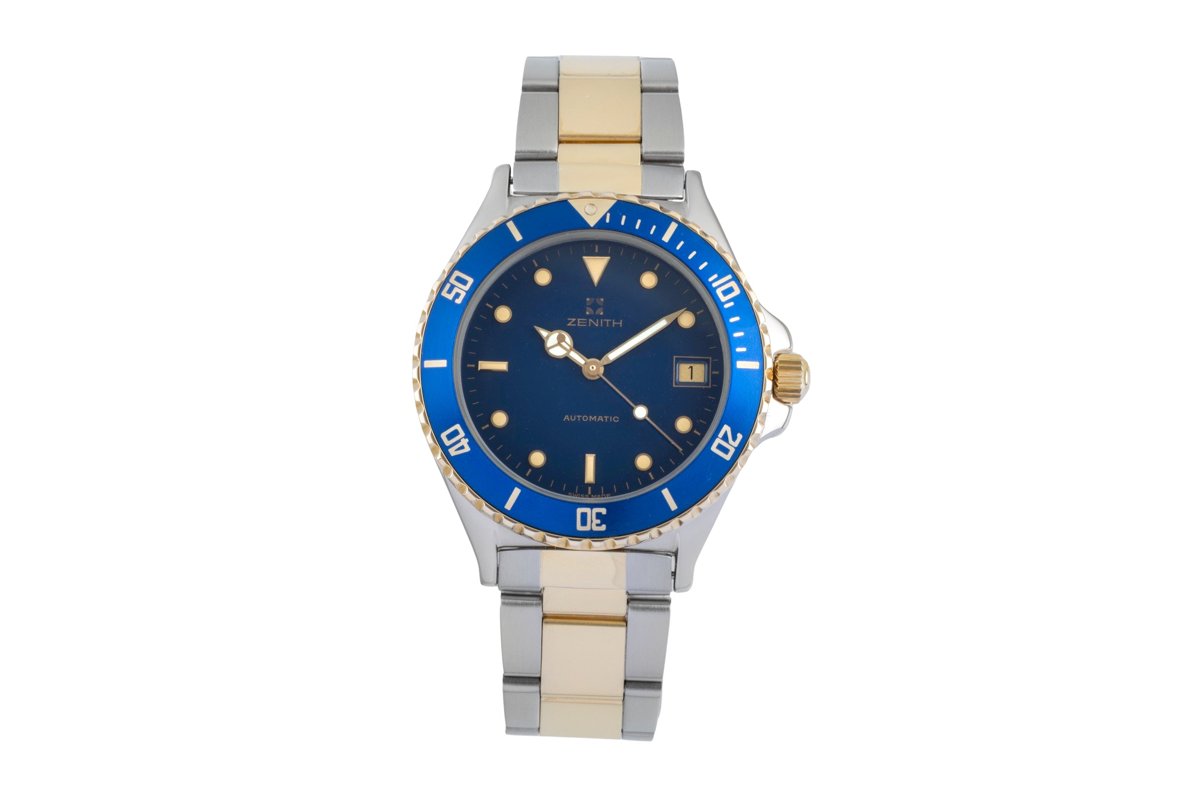 Zenith Rainbow acier / or  automatique montre pour hommes 59.0210.462  [2506368]