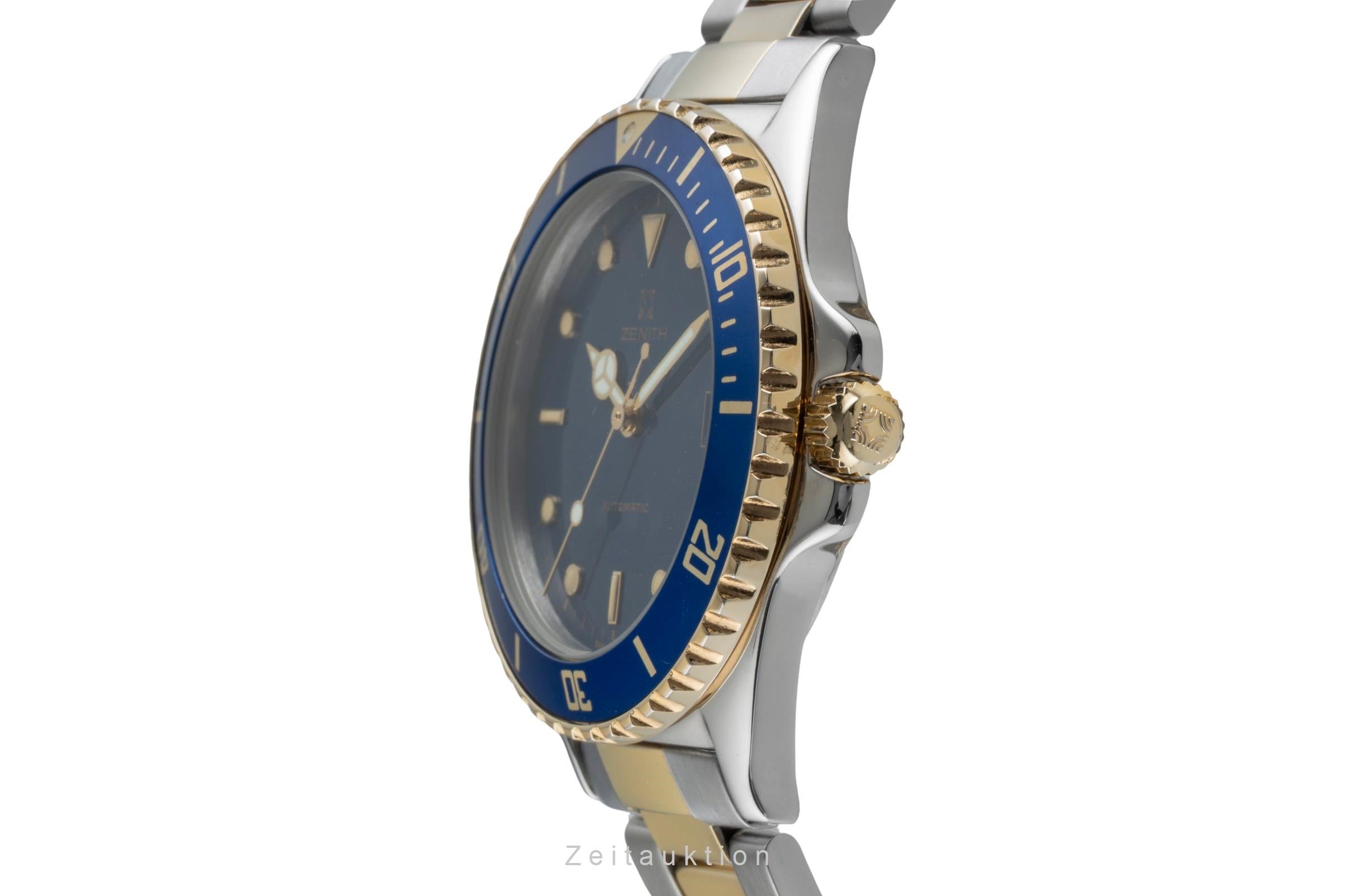 Zenith Rainbow acier / or  automatique montre pour hommes 59.0210.462  [2506368]