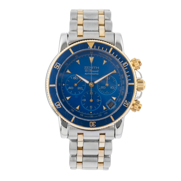 Zenith El Primero cronógrafo acero / oro automático reloj para caballeros 53-0370-400  [2506369]
