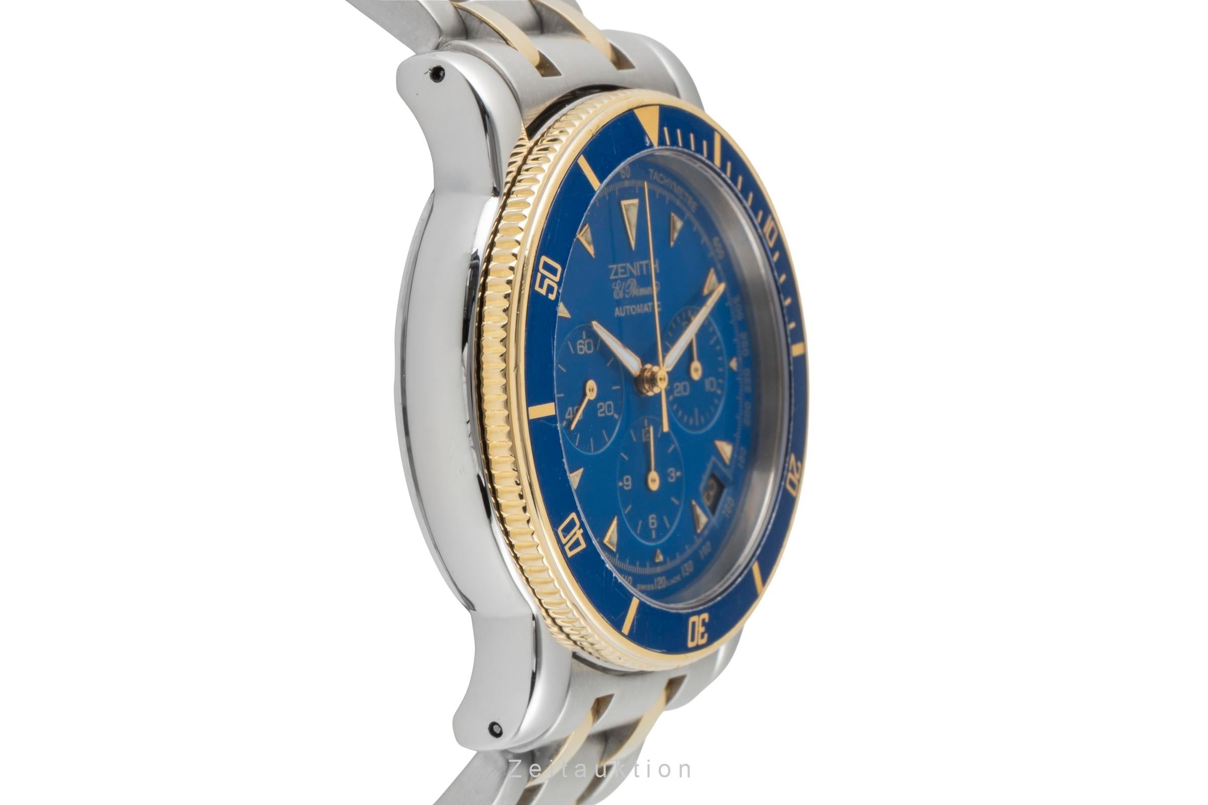 Zenith El Primero cronógrafo acero / oro automático reloj para caballeros 53-0370-400  [2506369]