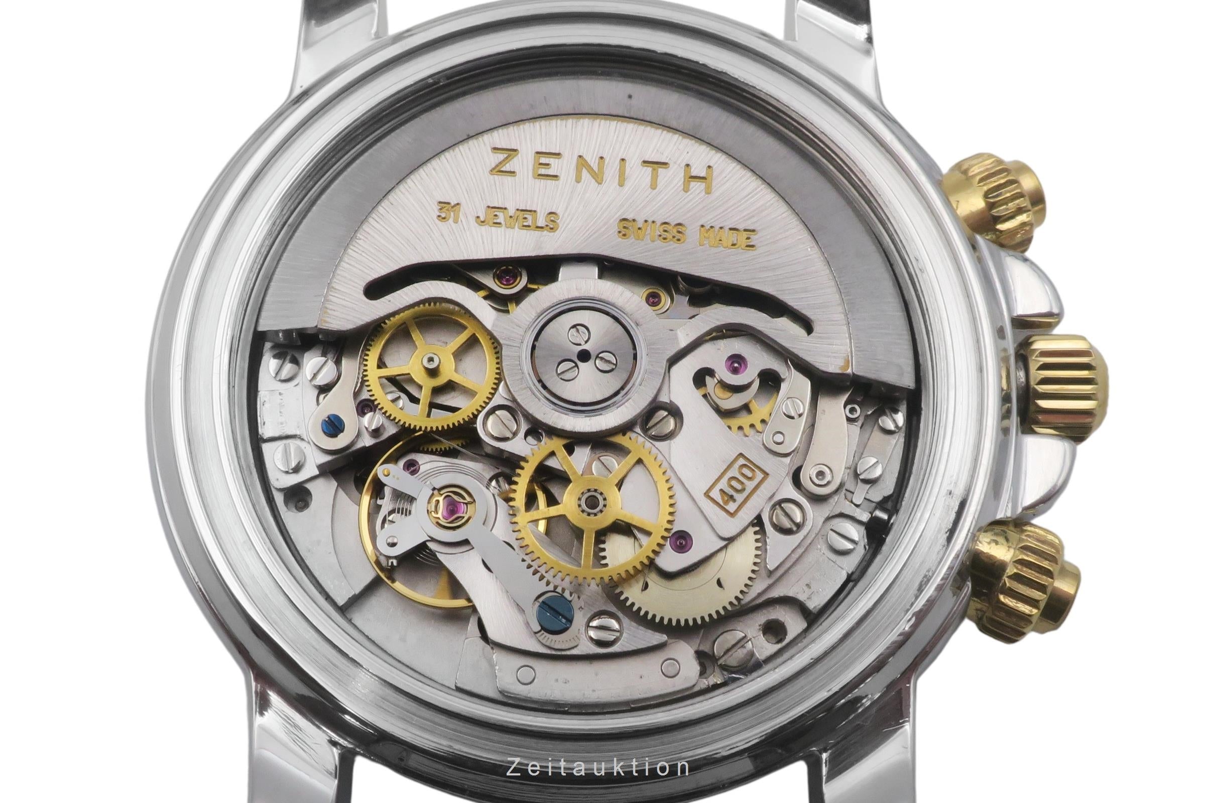 Zenith El Primero chronograph steel / gold automatic Kal. 400 Ref