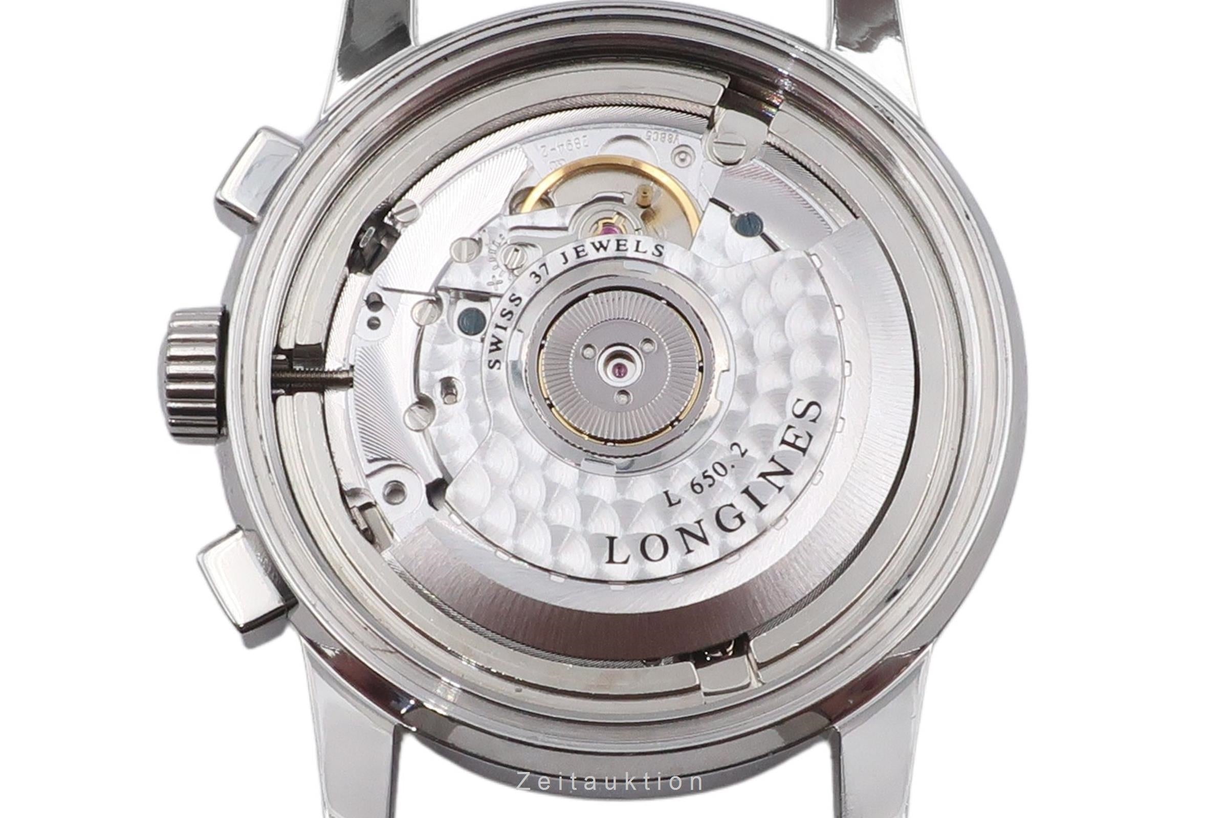 Longines Conquest Heritage chronographe acier automatique montre pour hommes L1.641.4  [2506370]