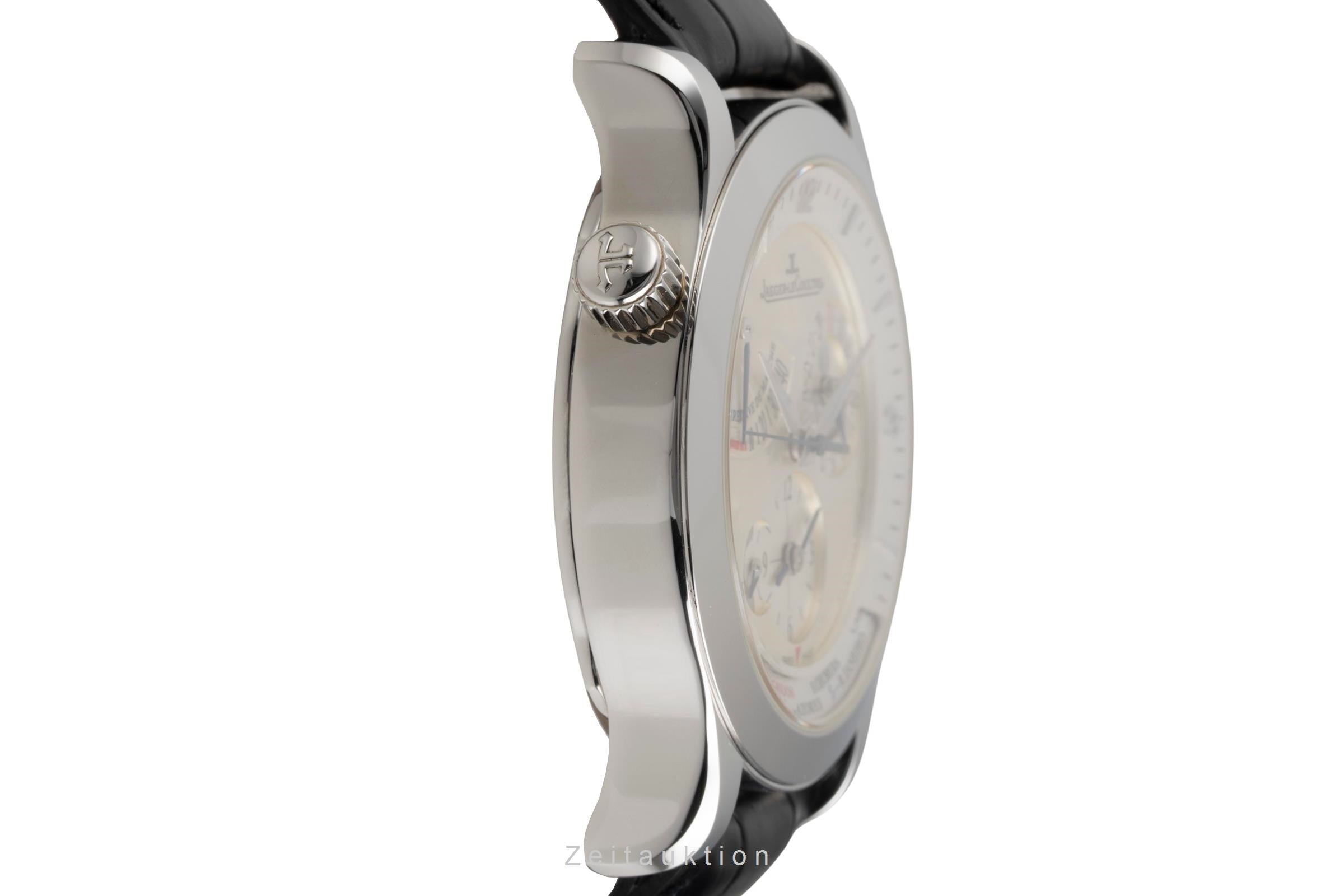 Jaeger LeCoultre Master Geographic Stahl Automatik Ref. Q1508420 147.8.57.S B&P [2506371]