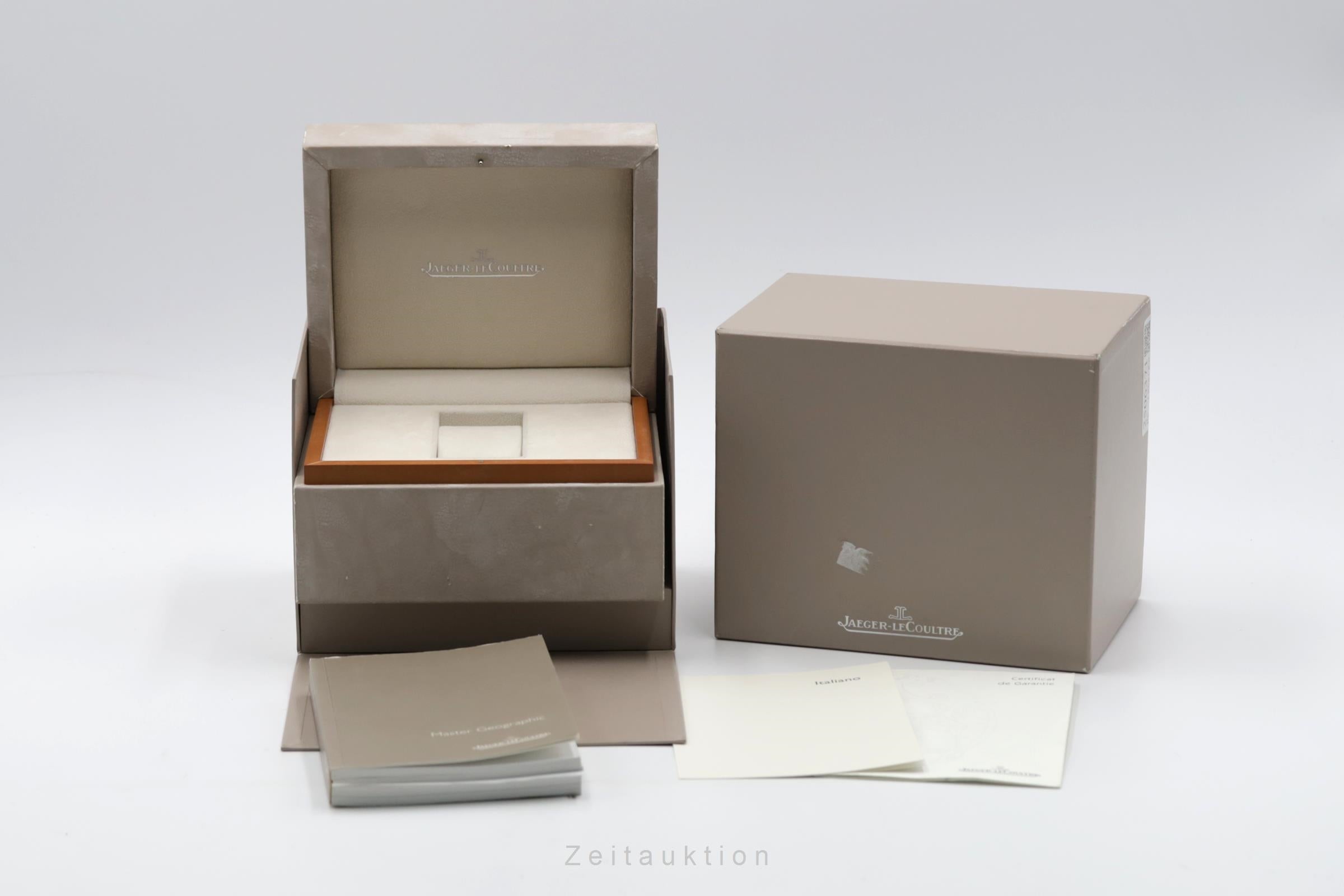 Jaeger LeCoultre Master Geographic Stahl Automatik Ref. Q1508420 147.8.57.S B&P [2506371]