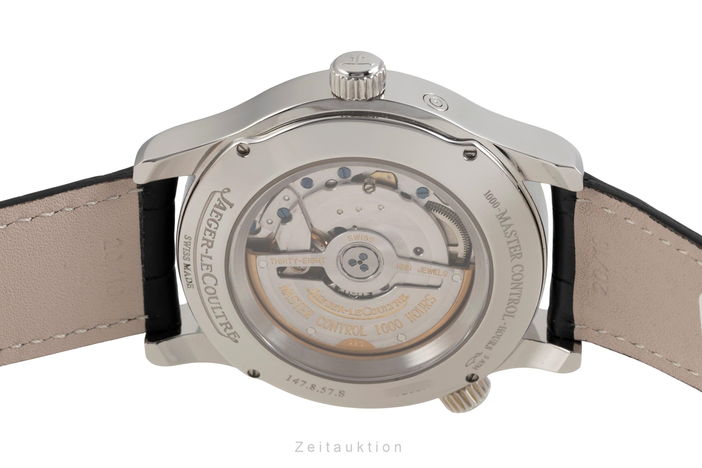 Jaeger LeCoultre Master Geographic Stahl Automatik Ref. Q1508420 147.8.57.S B&P [2506371]