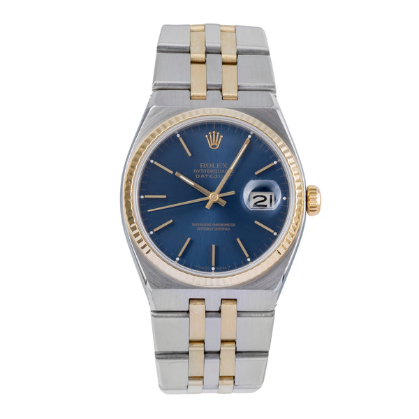 Rolex Datejust acero / oro cuarzo reloj para caballeros 17013 Vintage  [2506373]