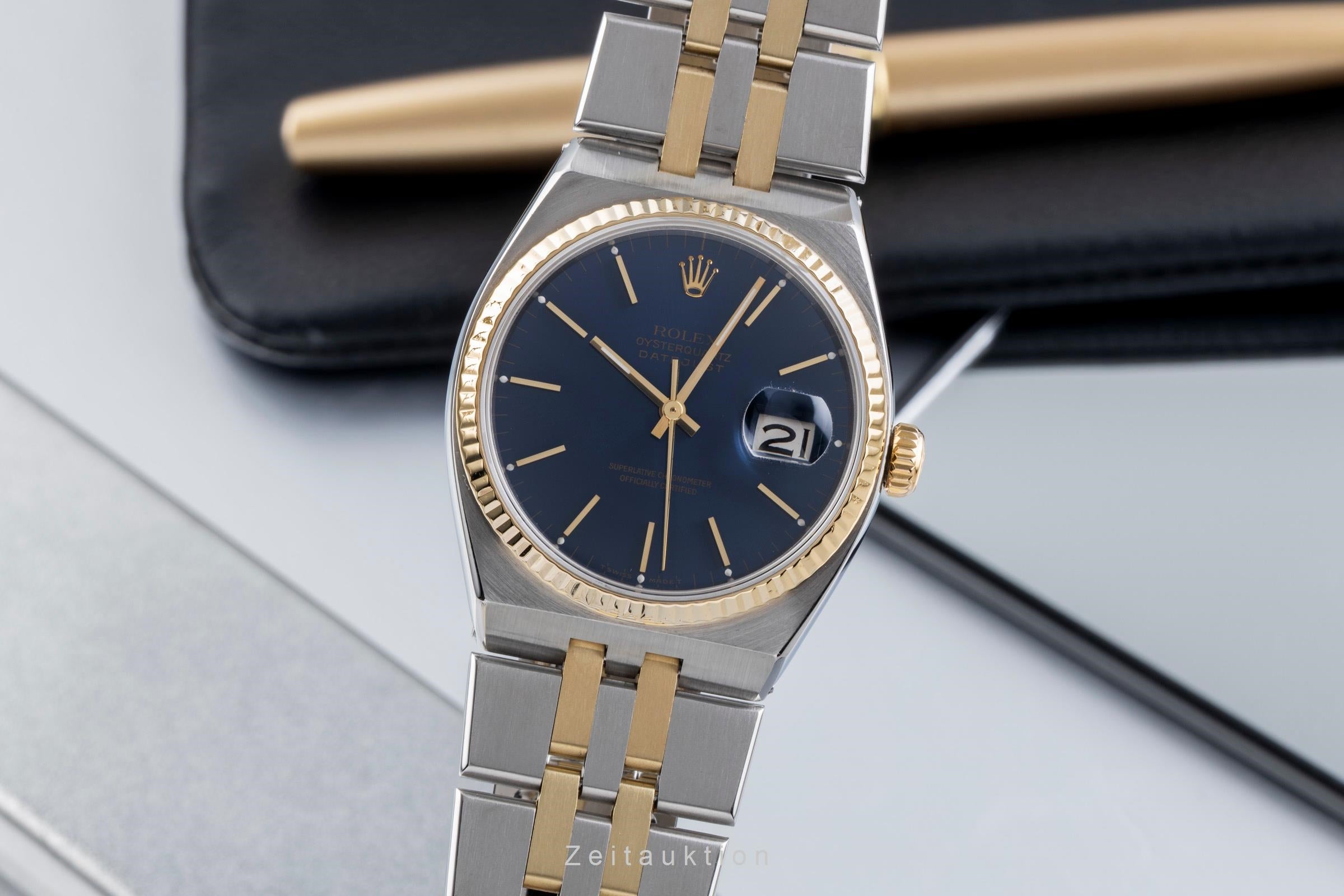 Rolex Datejust acero / oro cuarzo reloj para caballeros 17013 Vintage  [2506373]