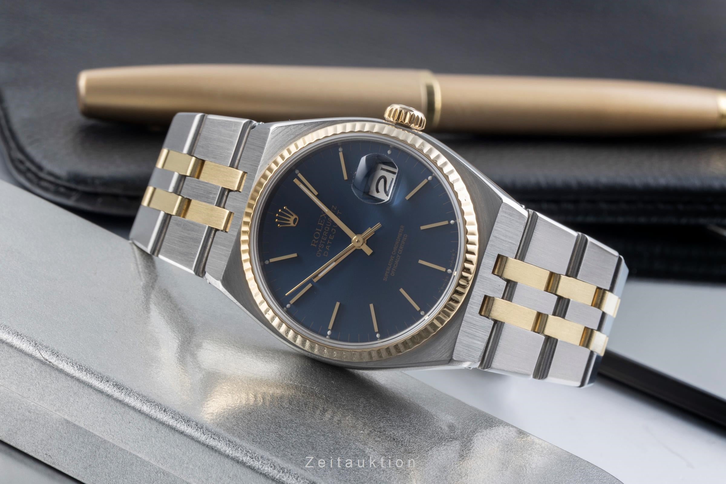 Rolex Datejust acero / oro cuarzo reloj para caballeros 17013 Vintage  [2506373]